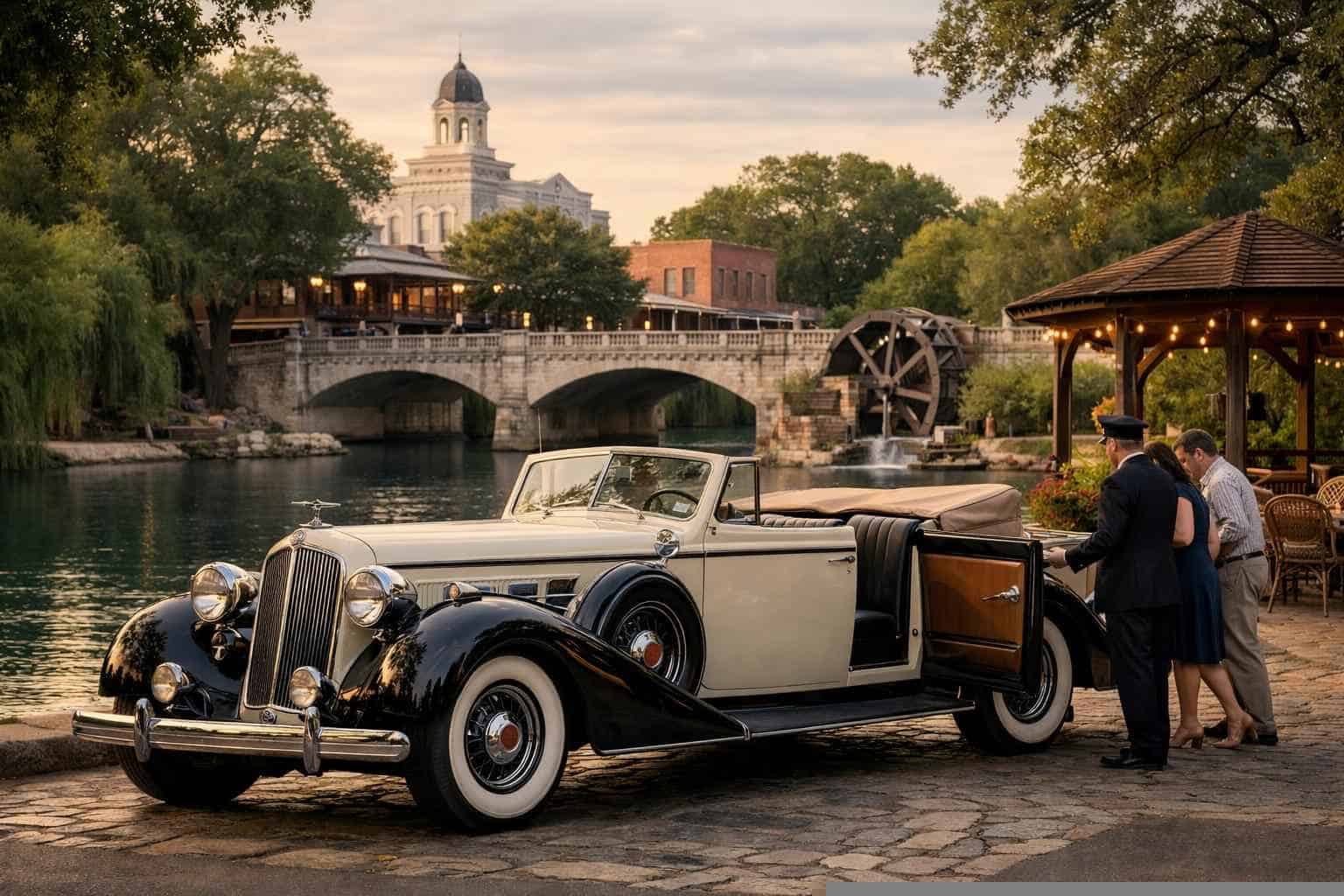 Antique Vehicle Rental with Driver Services in New Braunfels Texas