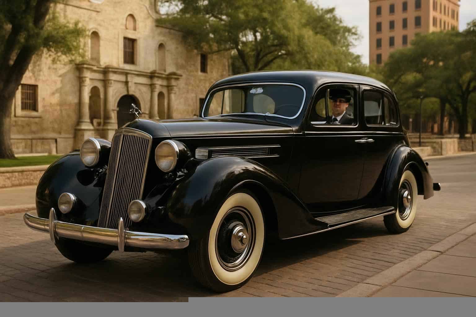 Antique Vehicles with Driver in San Antonio Texas