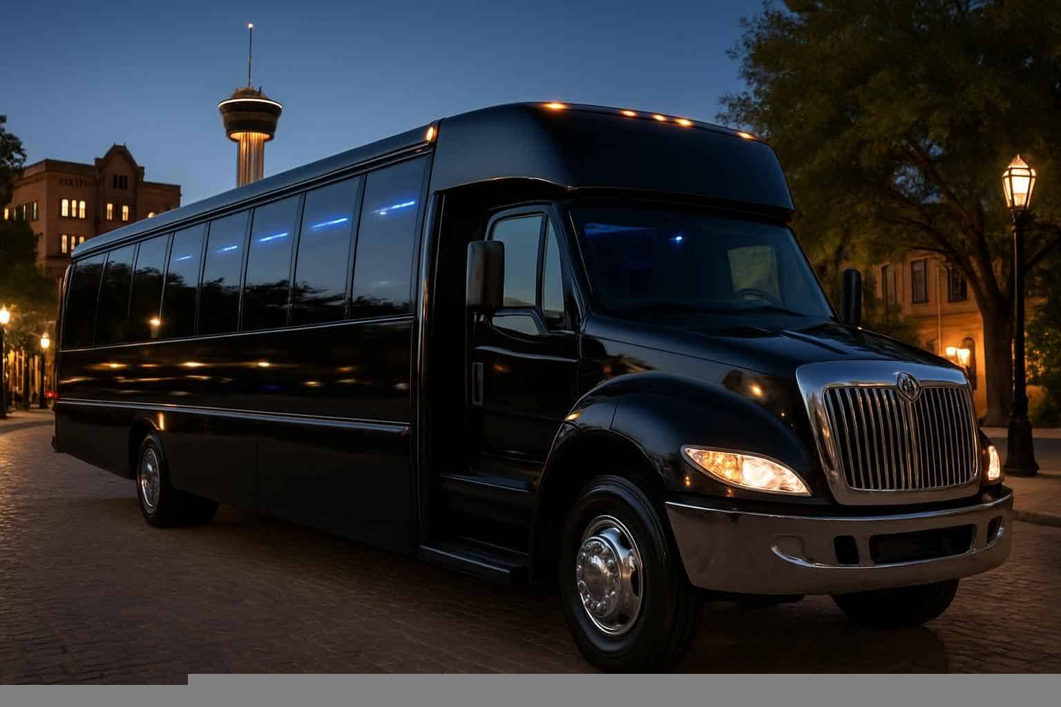 Best Black Party Bus Rental in San Antonio Texas