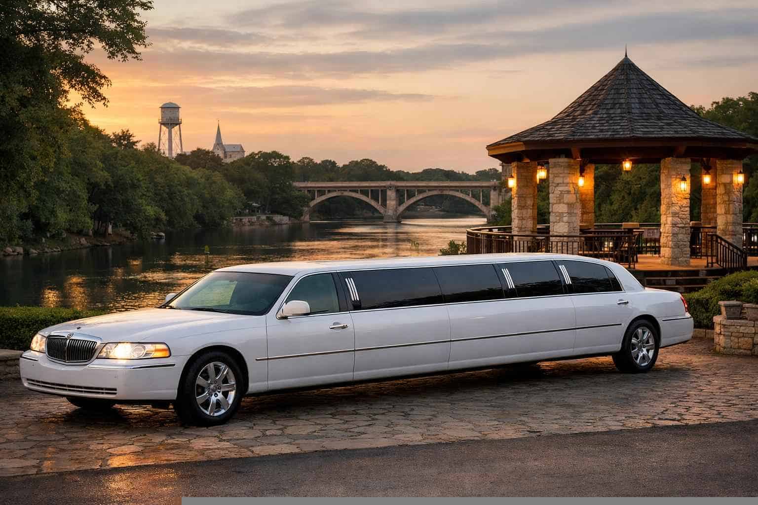 Best White Limo Rental in New Braunfels Texas