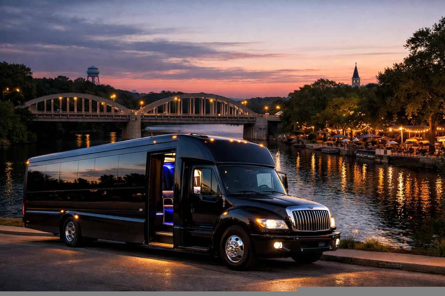 Black Party Bus Service New Braunfels TX