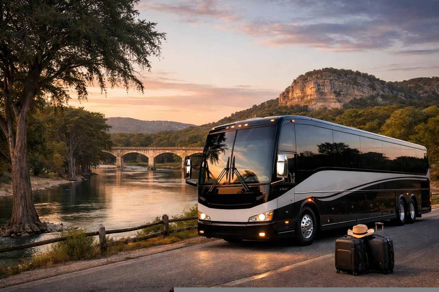 Charter Bus Rental Services in New Braunfels Texas