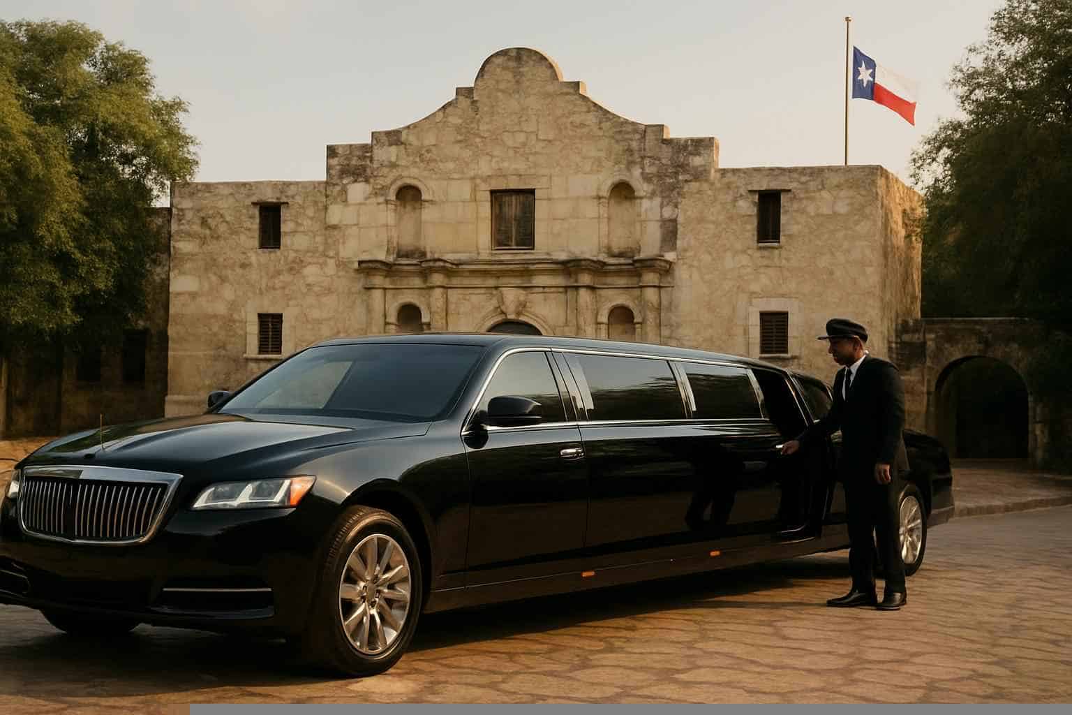 Luxury Black Limo Rental in San Antonio Texas