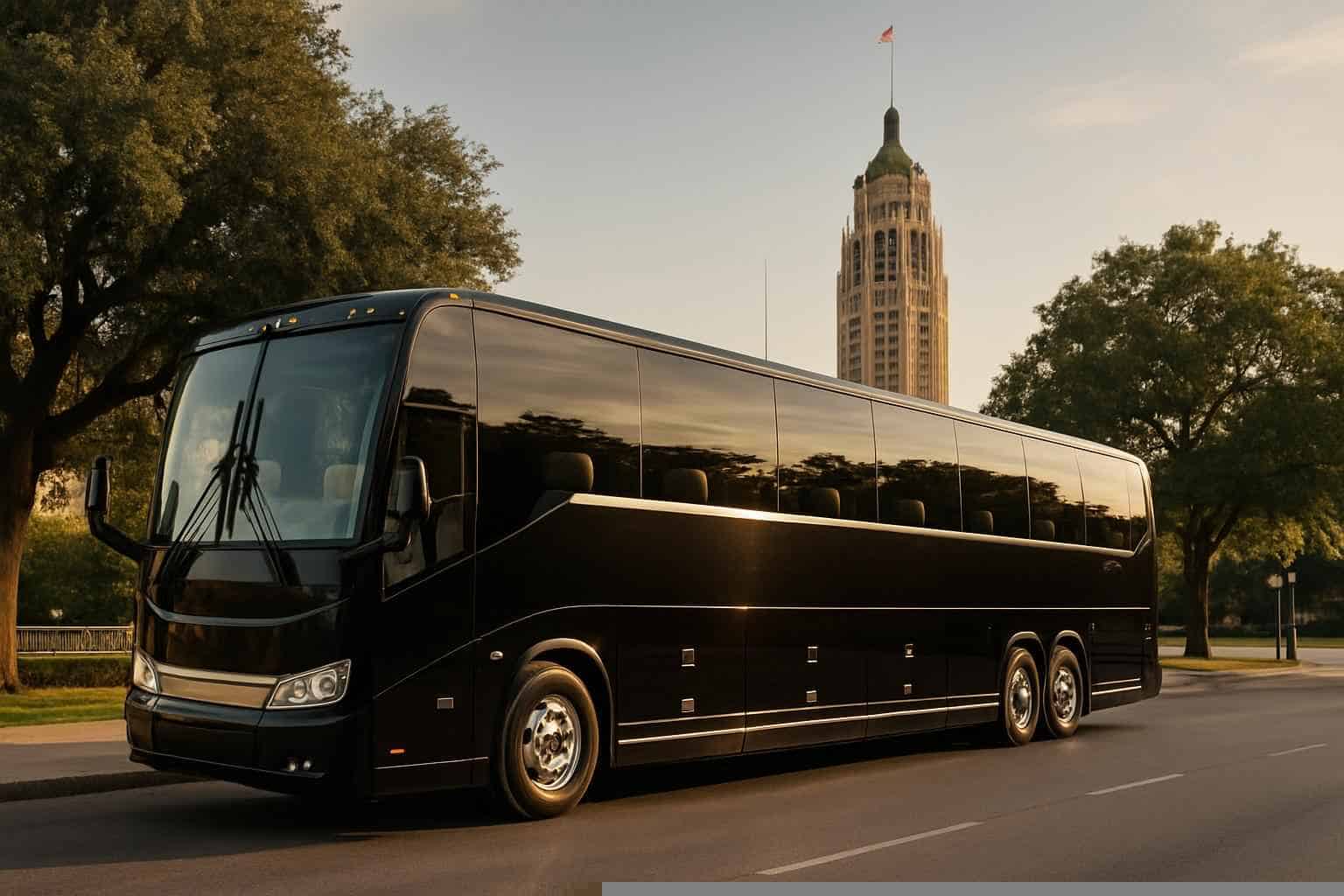 Luxury Charter Bus Rental in San Antonio Texas
