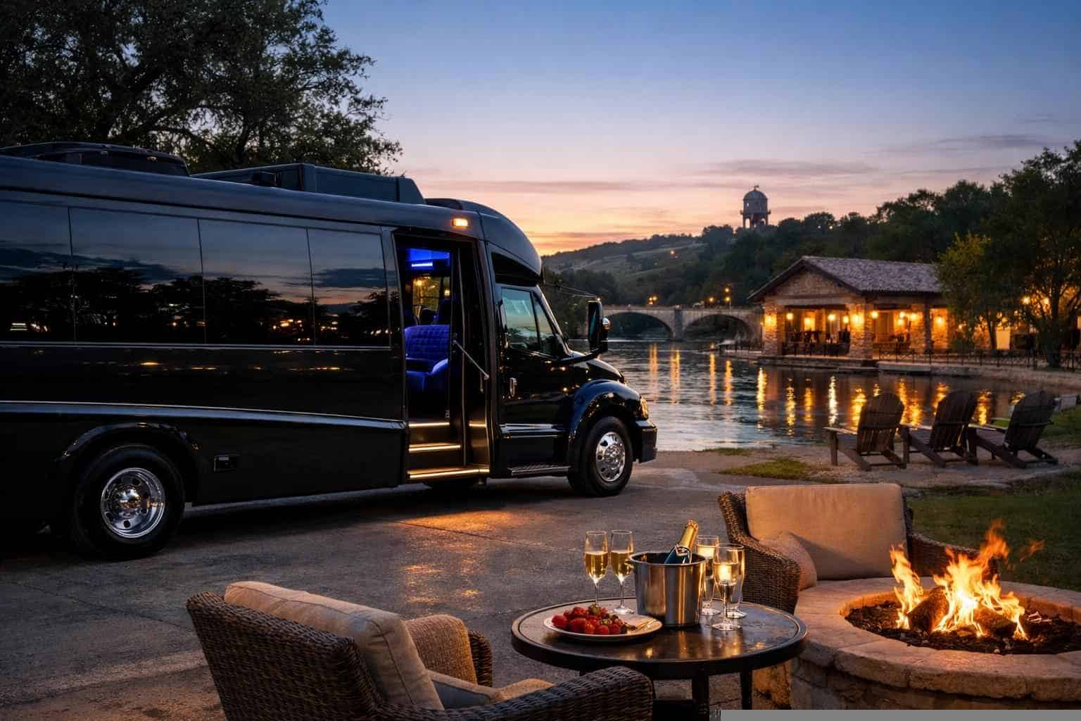 Luxury Limo Bus Rental in New Braunfels Texas