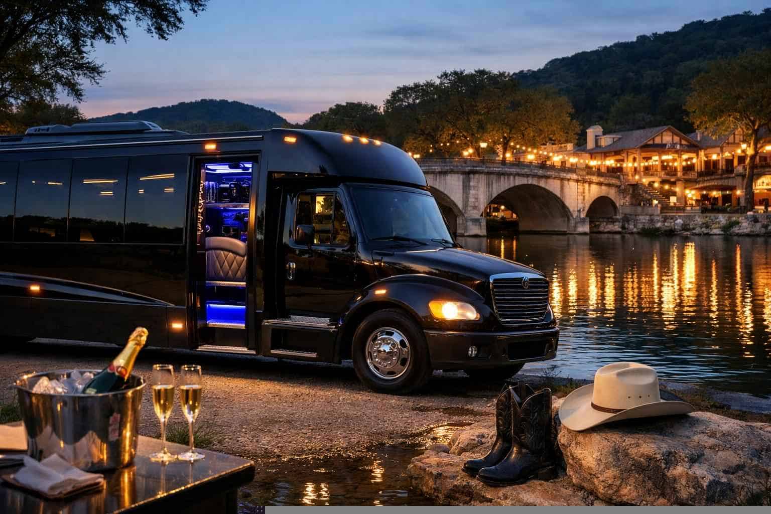 Luxury Party Bus Rental in New Braunfels Texas