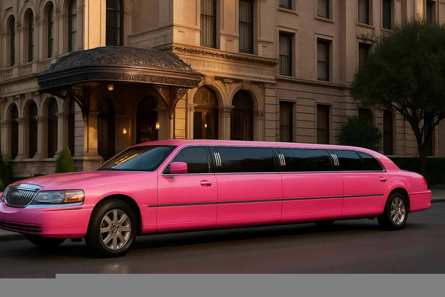 Luxury Pink Limo Rental In San Antonio Texas
