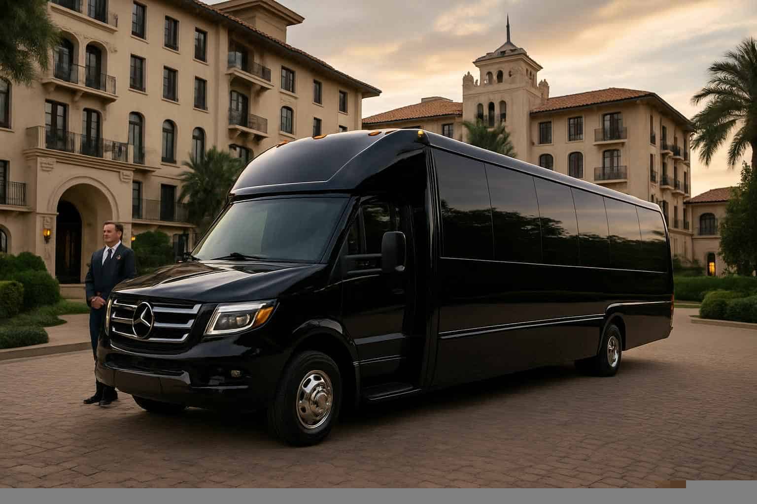 Luxury Shuttle Bus Rental in San Antonio Texas