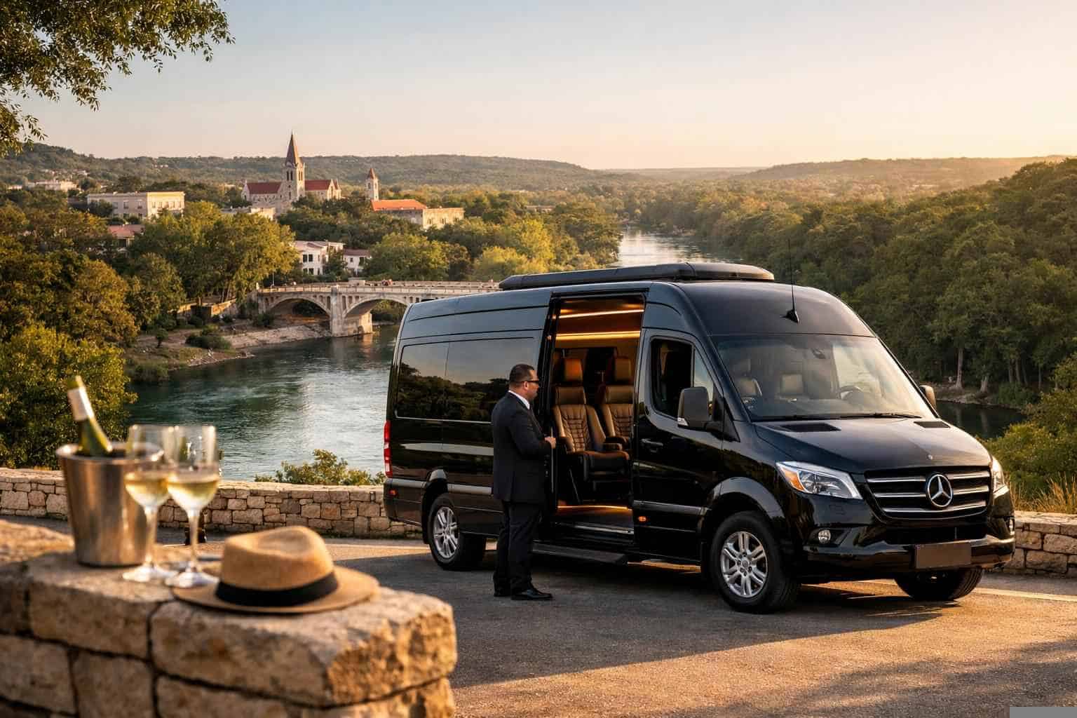 New Braunfels Texas Sprinter Van Rental with Driver