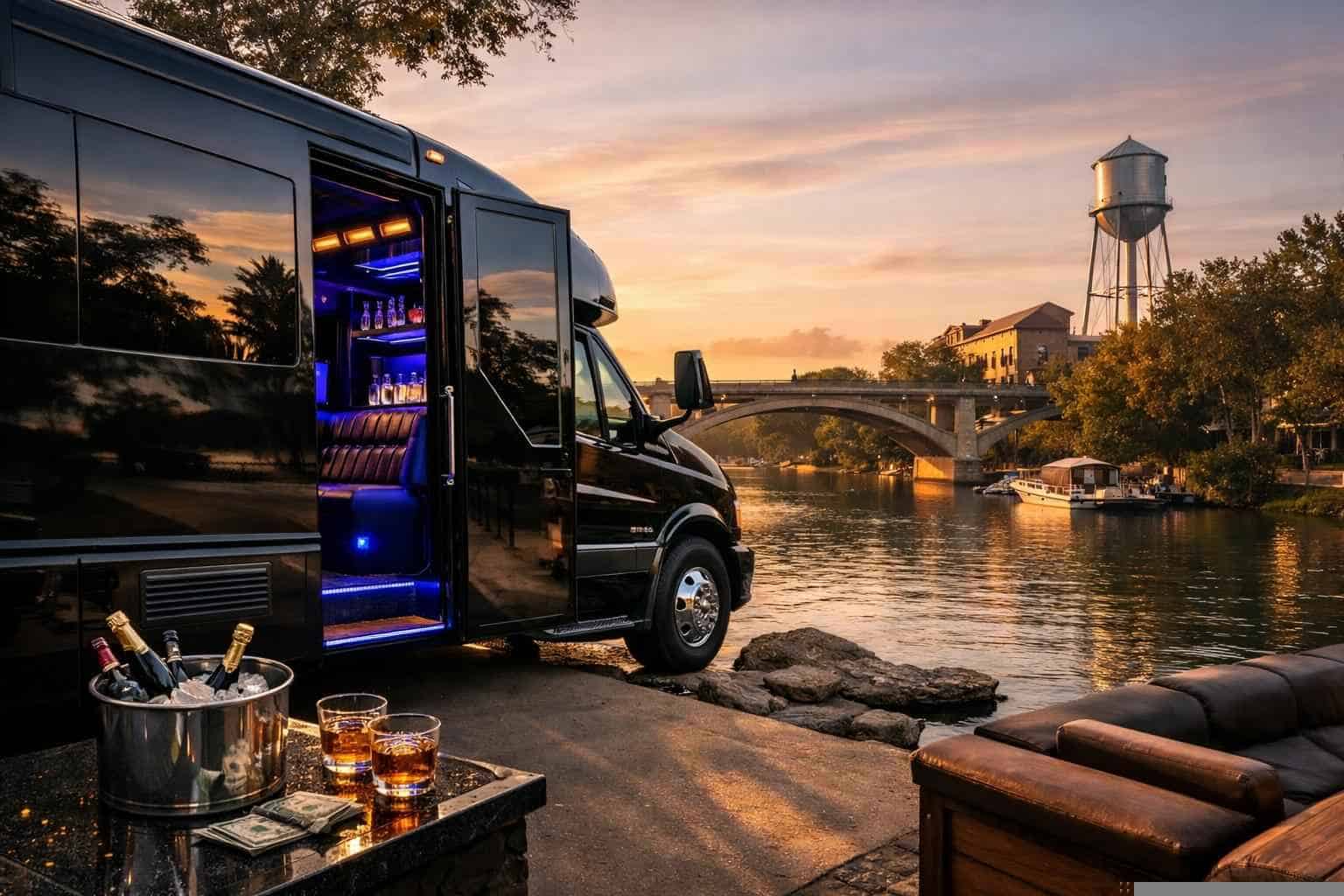 Party Bus Rental Prices in New Braunfels TX