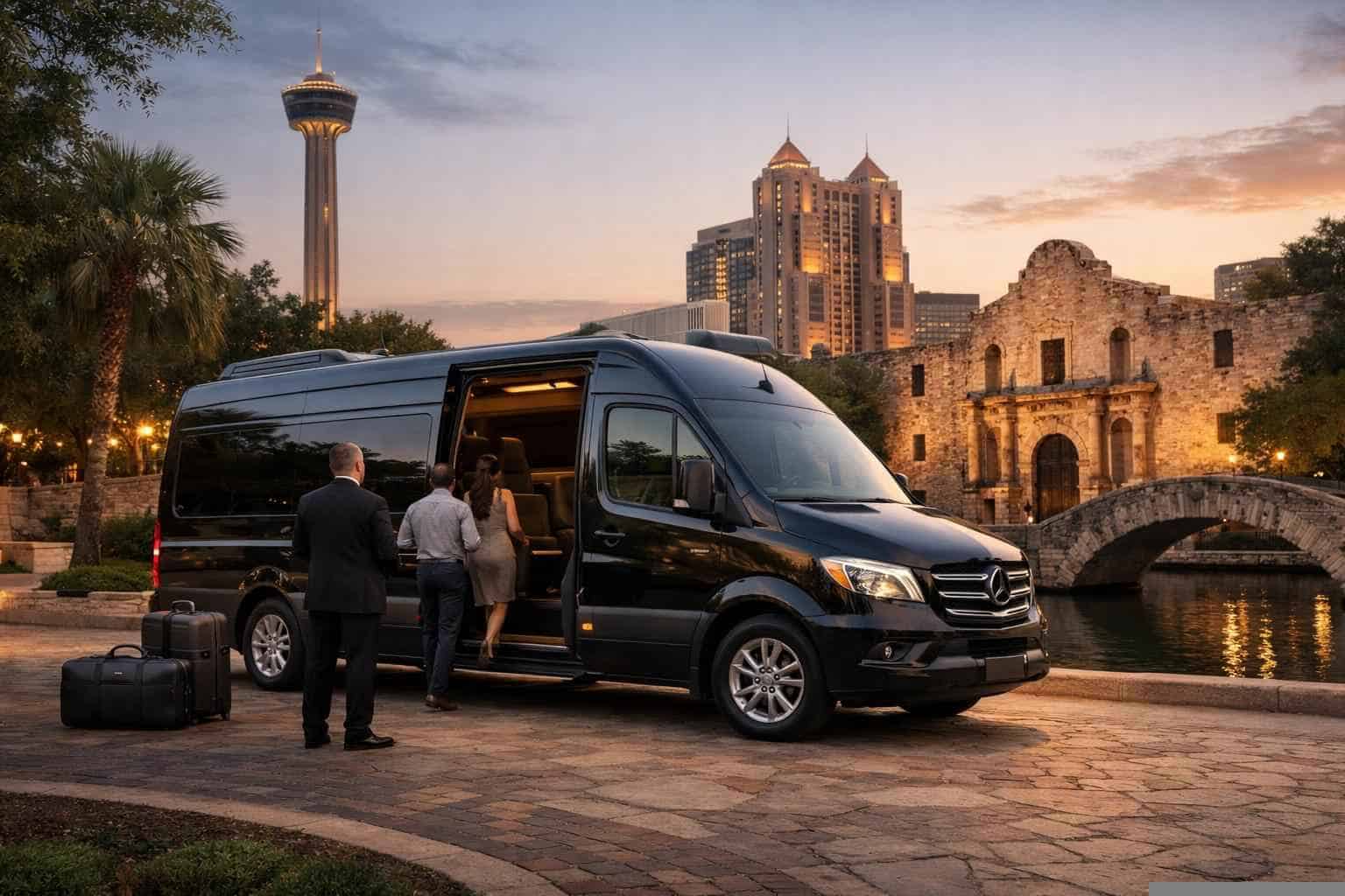 Passenger Van with Driver Services in San Antonio Texas