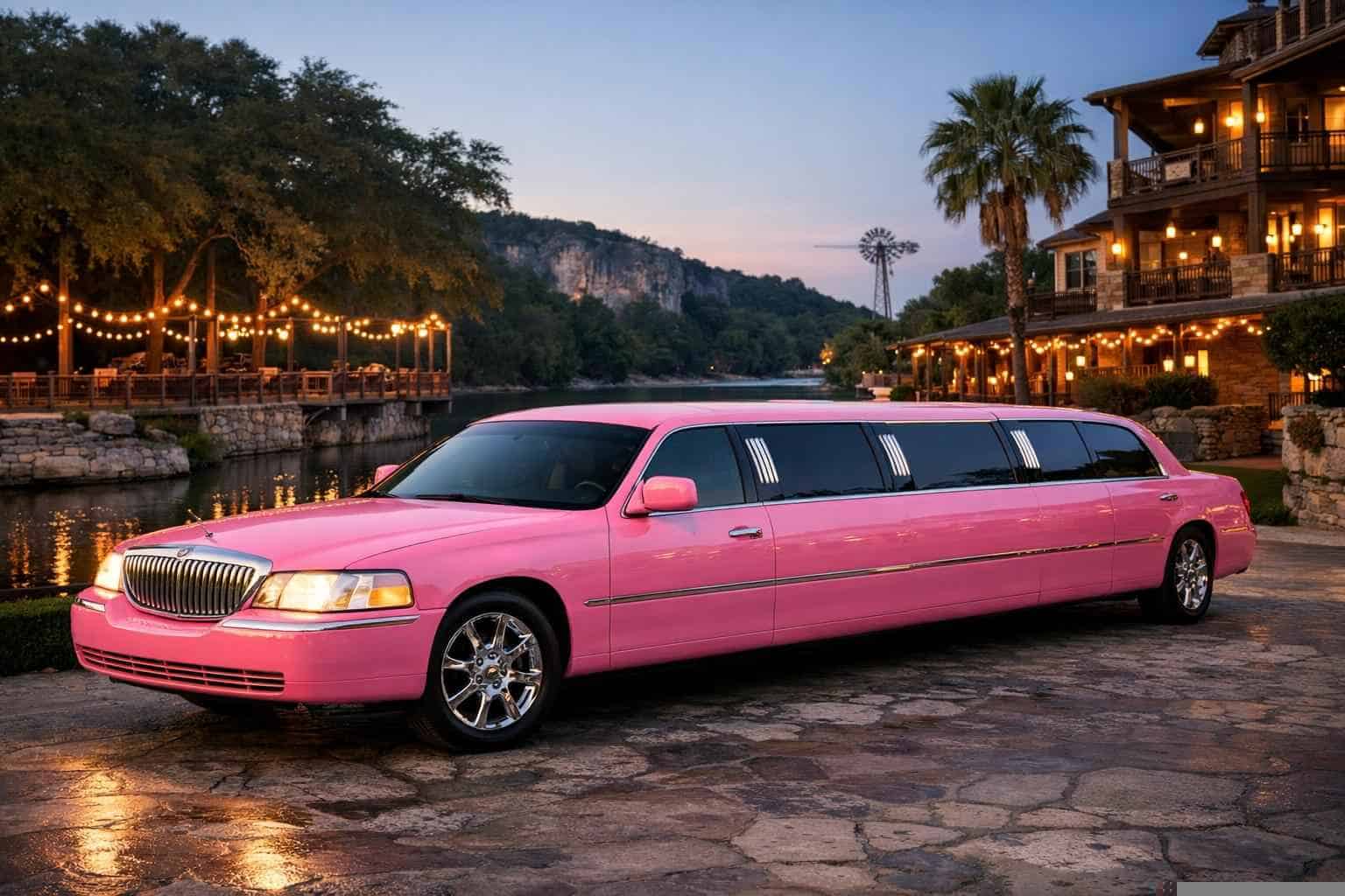 Pink Limo Rental Services in New Braunfels Texas