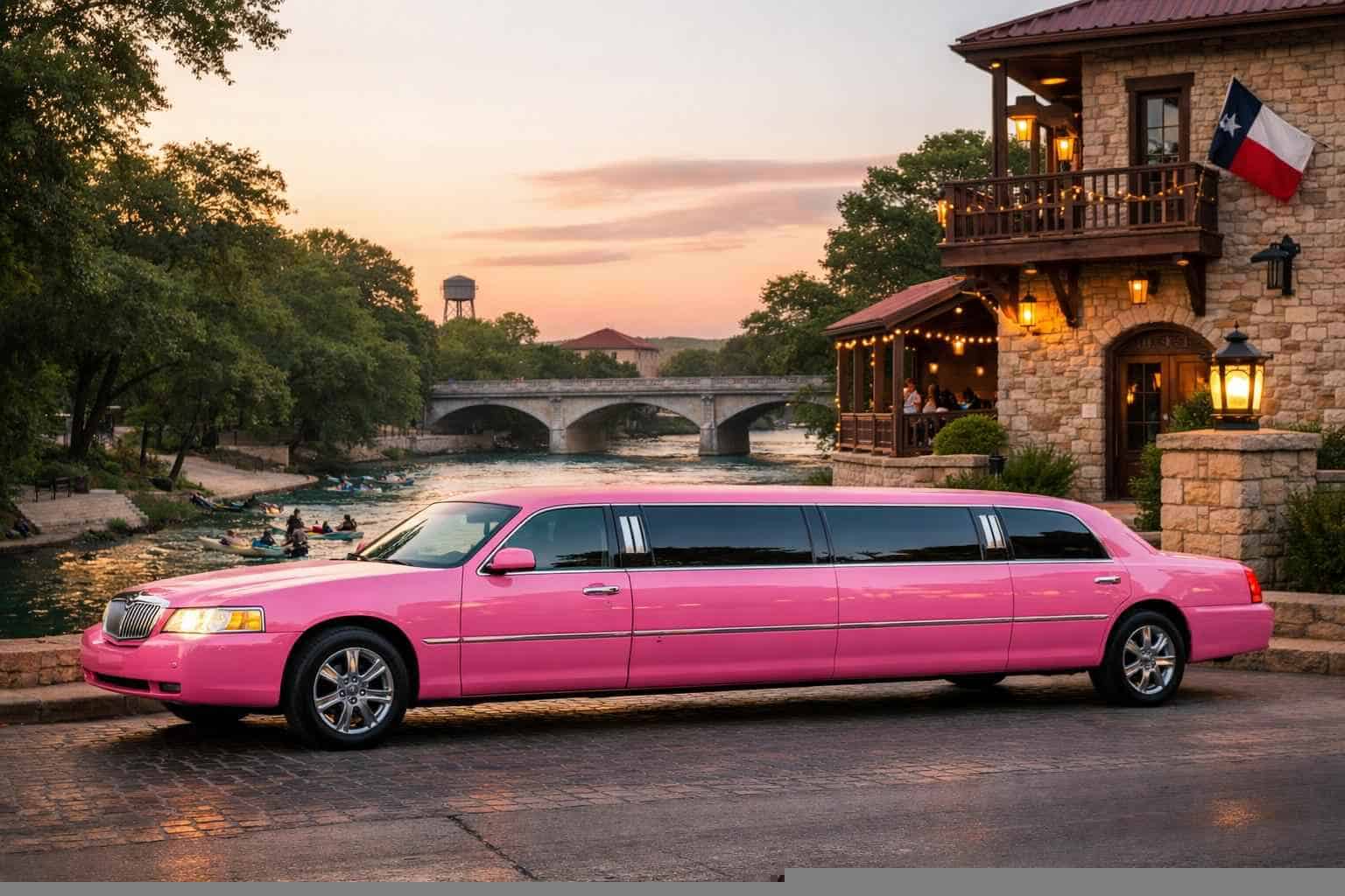 Pink Limousines in New Braunfels Texas