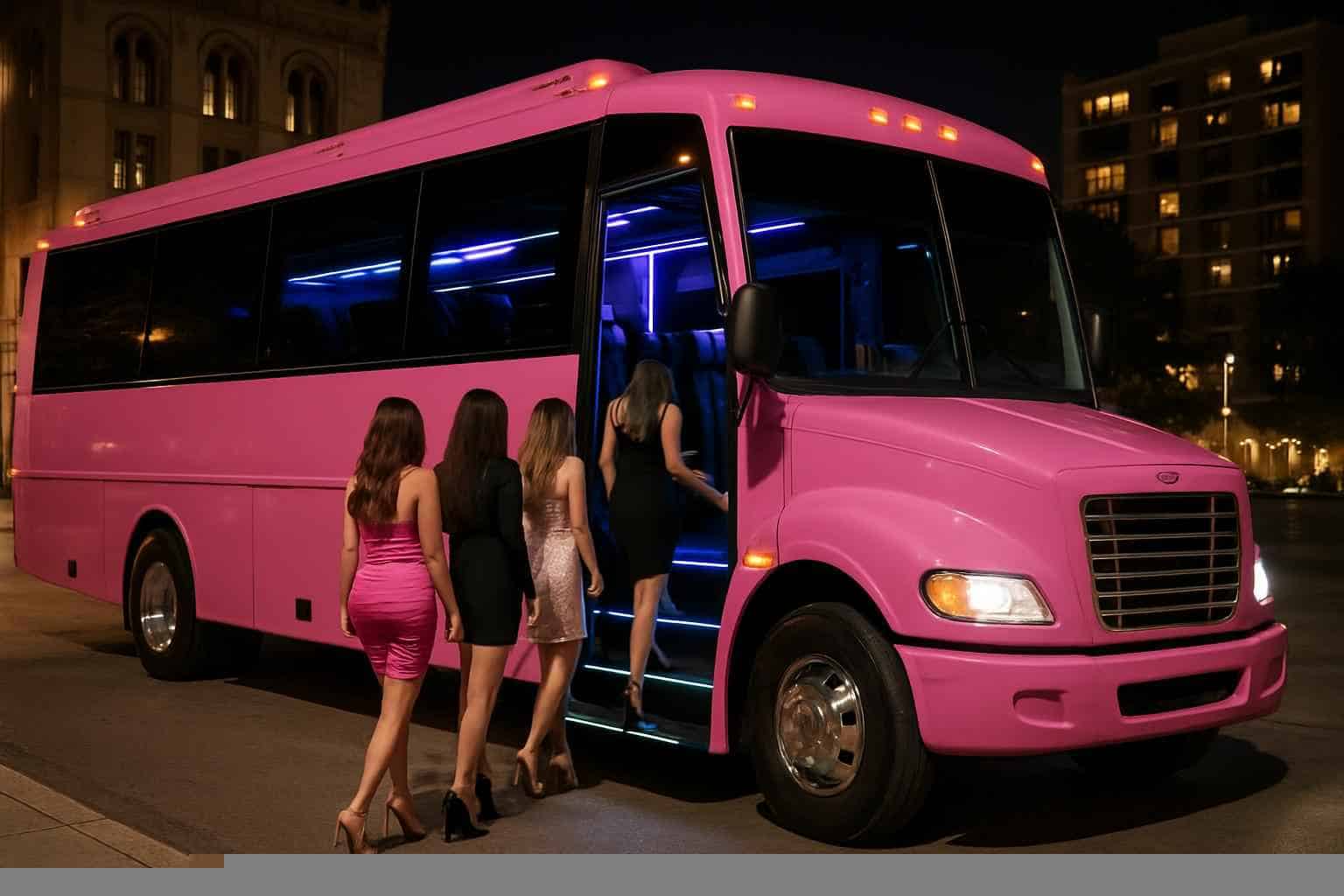 Pink Party Bus Service San Antonio TX