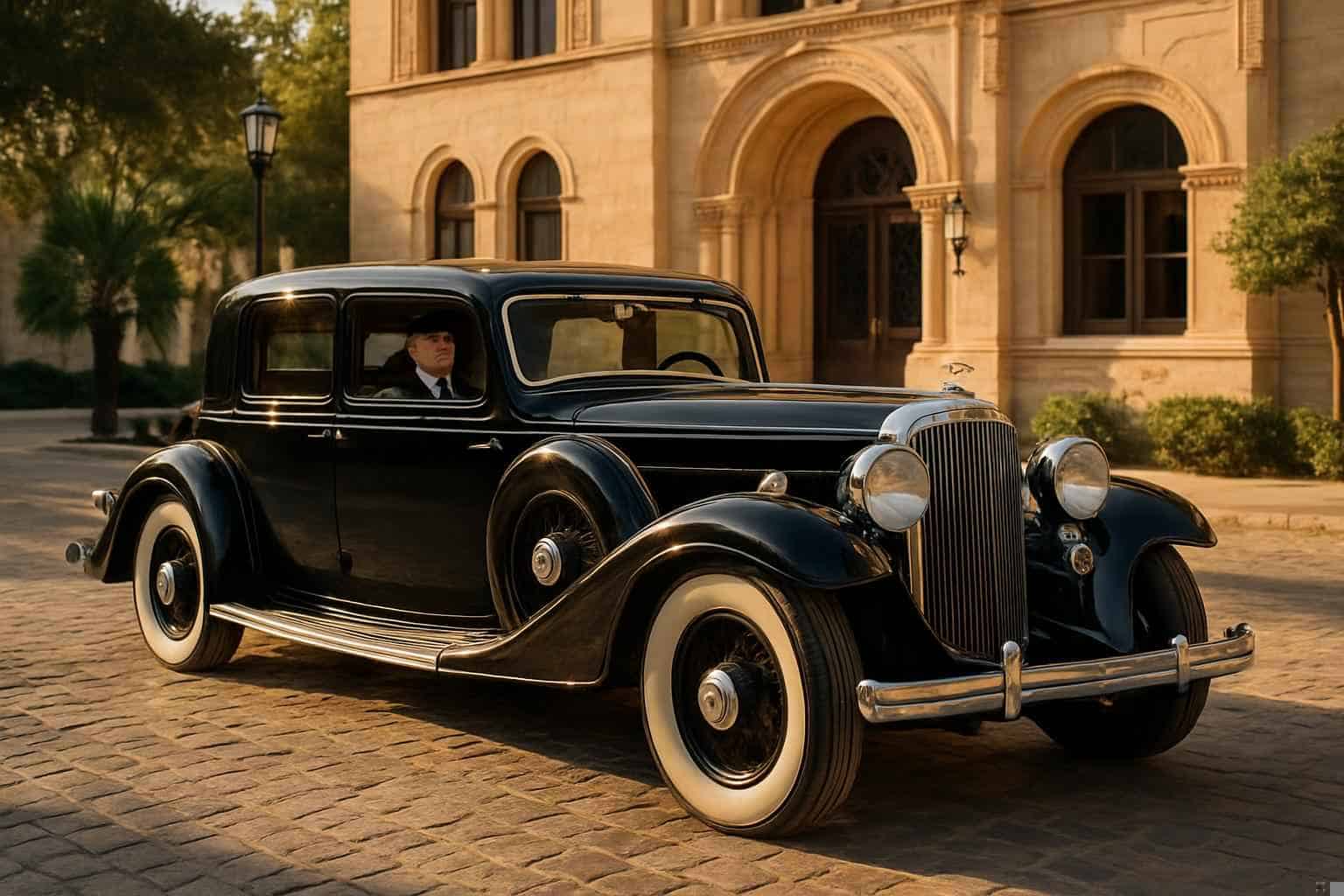 San Antonio Texas Antique Vehicle Rental with Driver