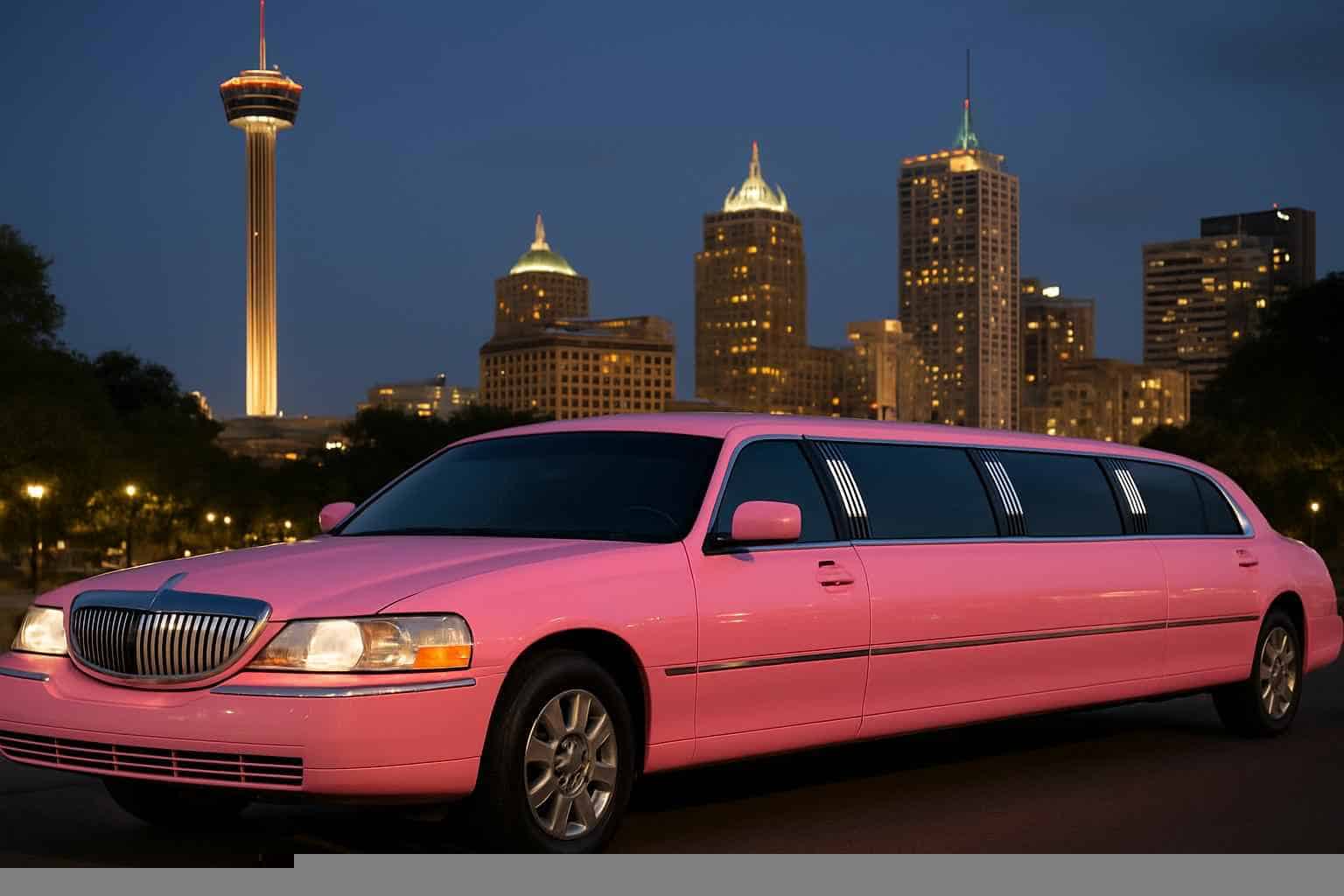 San Antonio Texas Pink Limo Rental
