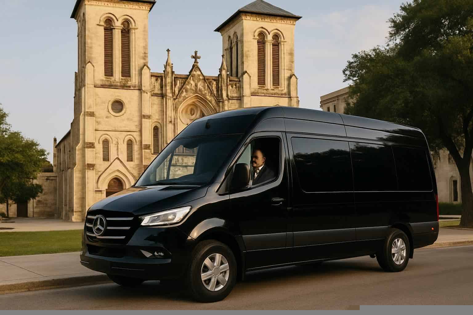 San Antonio Texas Sprinter Van Rental with Driver