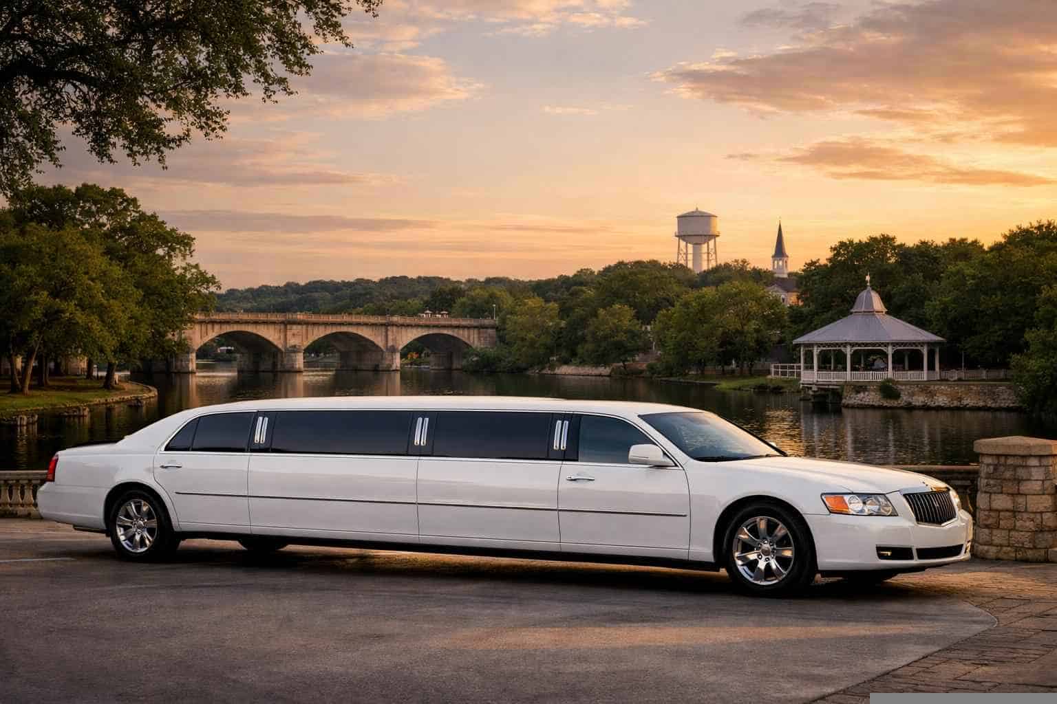 White Limo Rental Near Me New Braunfels TX
