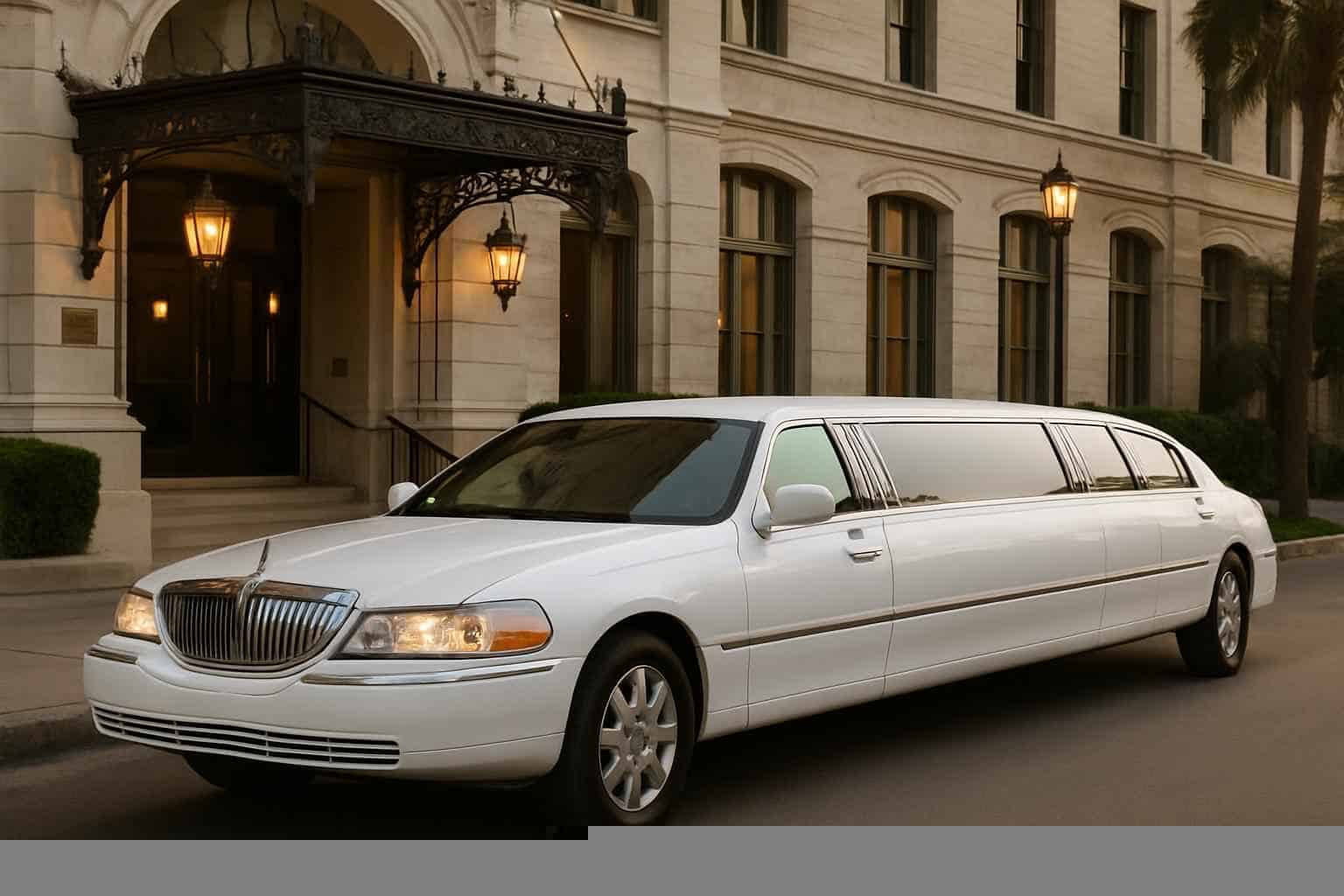 White Limo Rental Prices in San Antonio TX