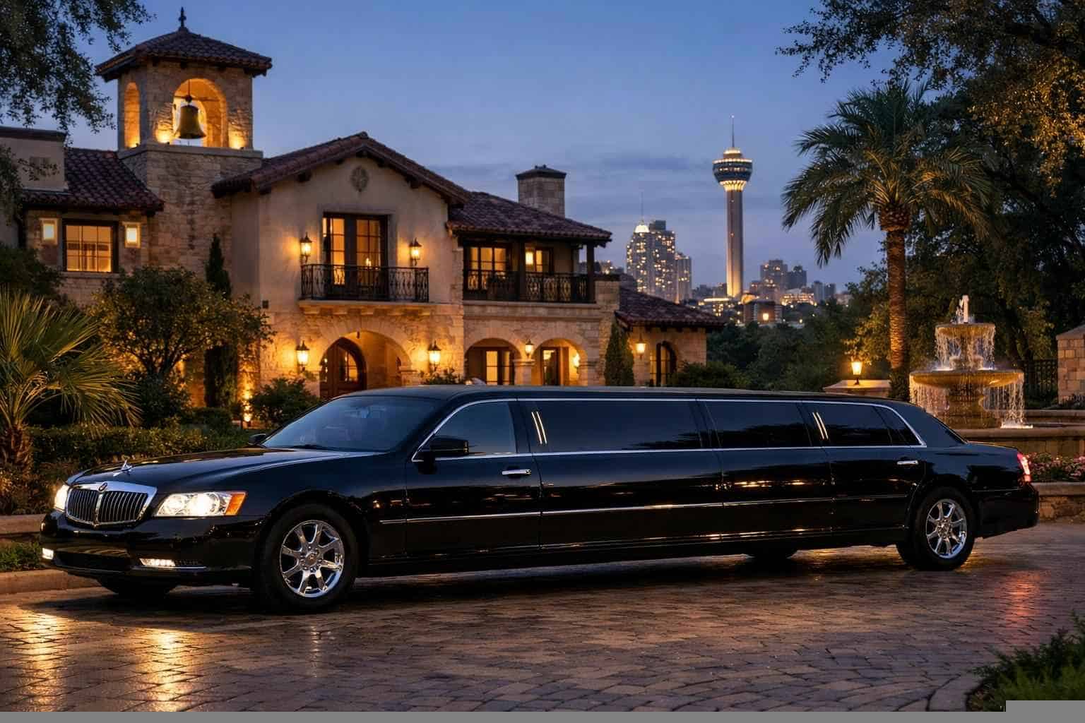 Alamo Heights Texas Black Limo Rental