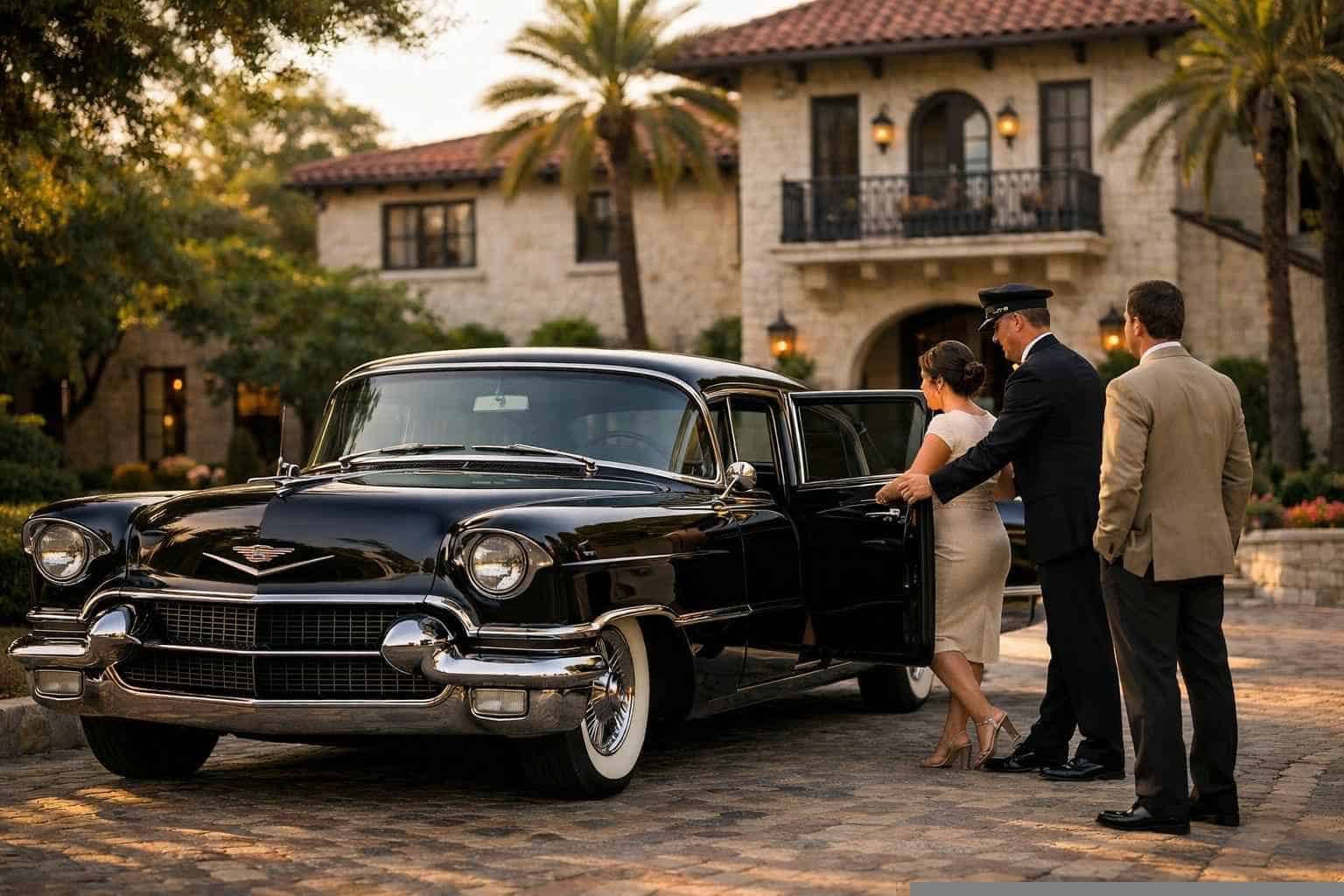 Alamo Heights Texas Classic Car Chauffeur Service