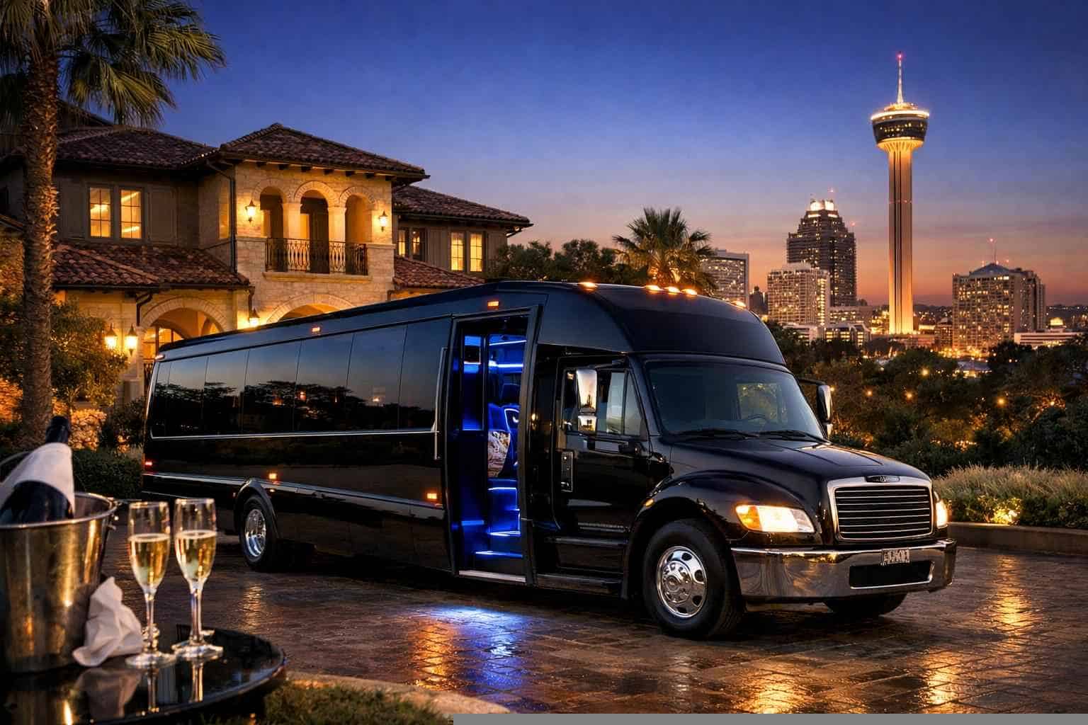 Alamo Heights Texas Limo Bus Rental