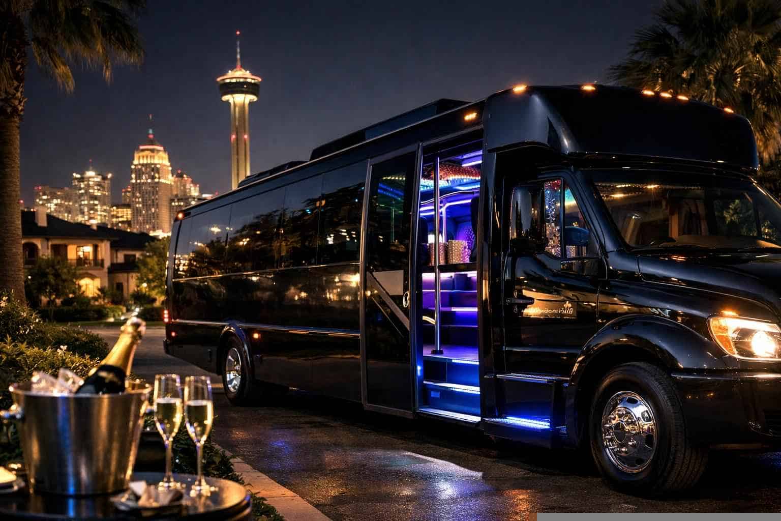 Alamo Heights Texas Party Bus Rental