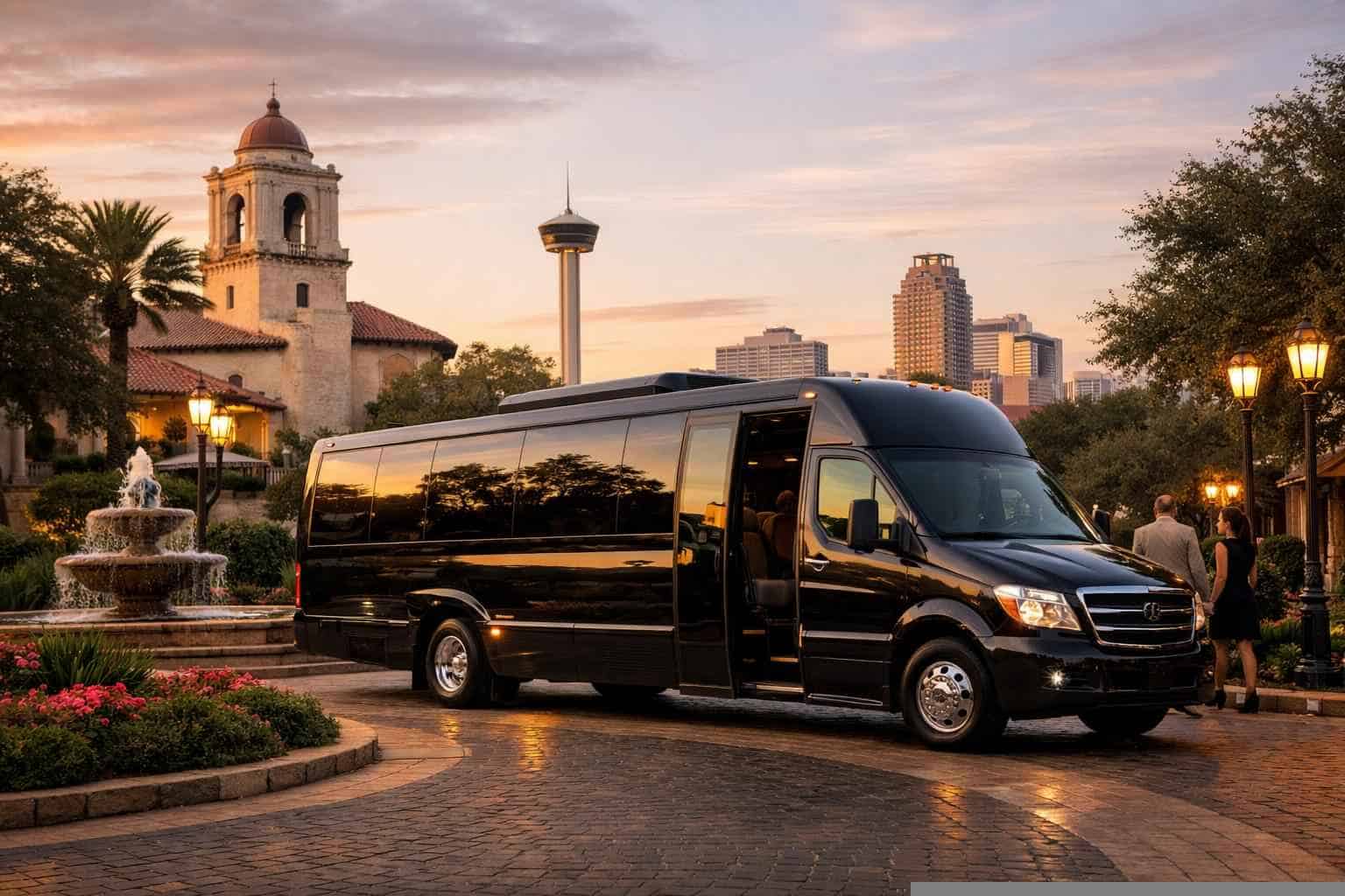Alamo Heights Texas Shuttle Bus Rental