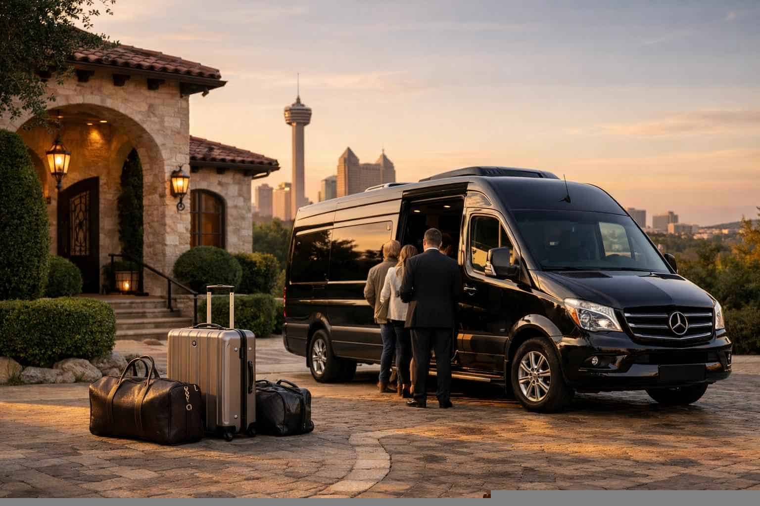 Alamo Heights Texas Sprinter Van Rental with Driver