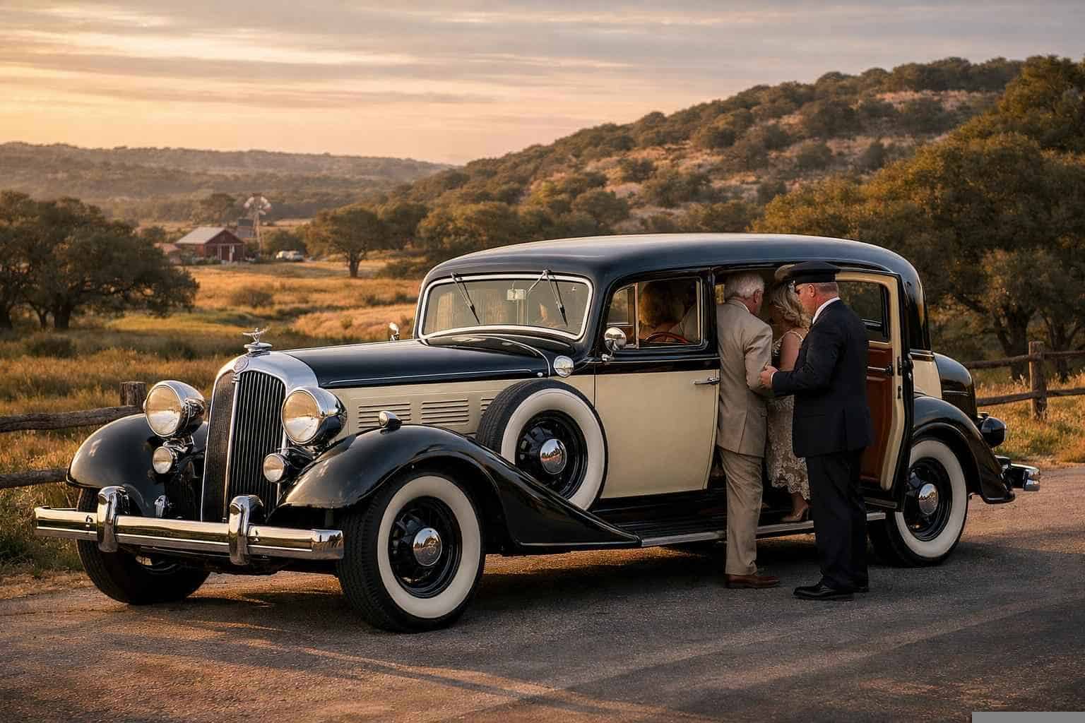 Antique Vehicle Rental with Driver Helotes TX