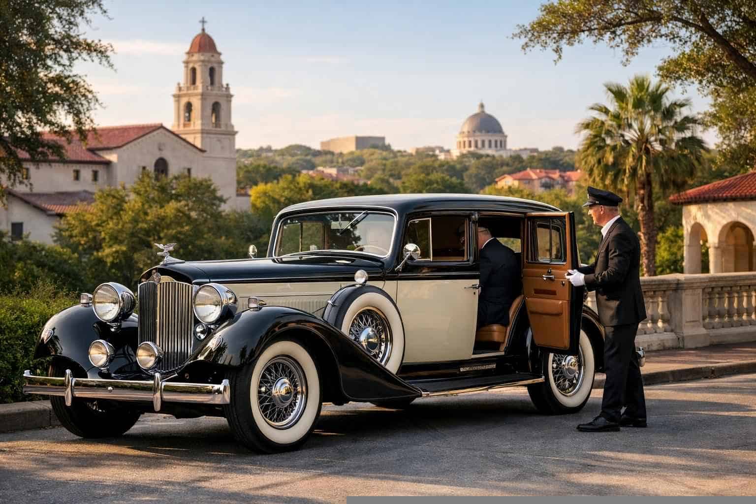 Antique Vehicle Rental with Driver Near Me Alamo Heights TX