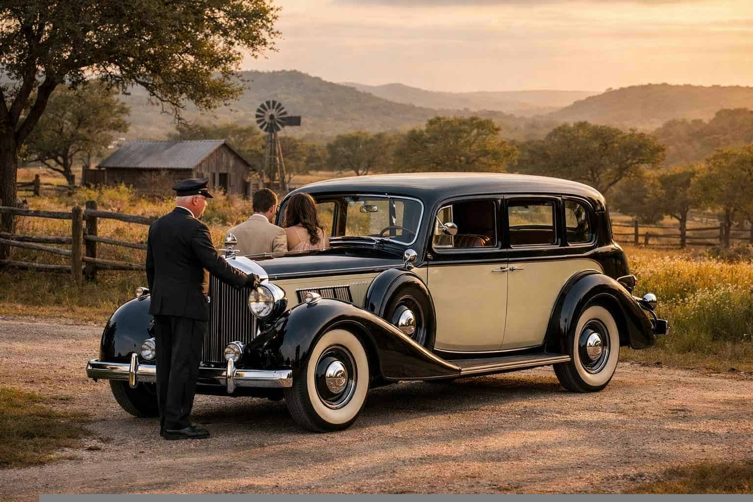 Antique Vehicle Rental with Driver Near Me Bulverde TX