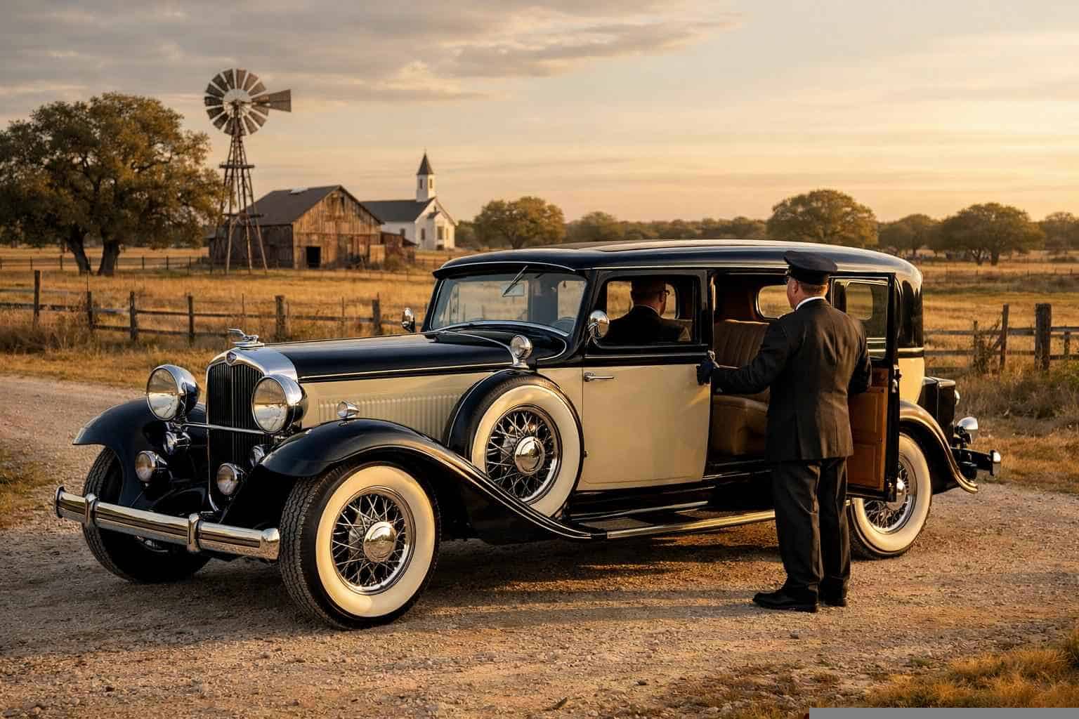 Antique Vehicle Rental with Driver Near Me Floresville TX