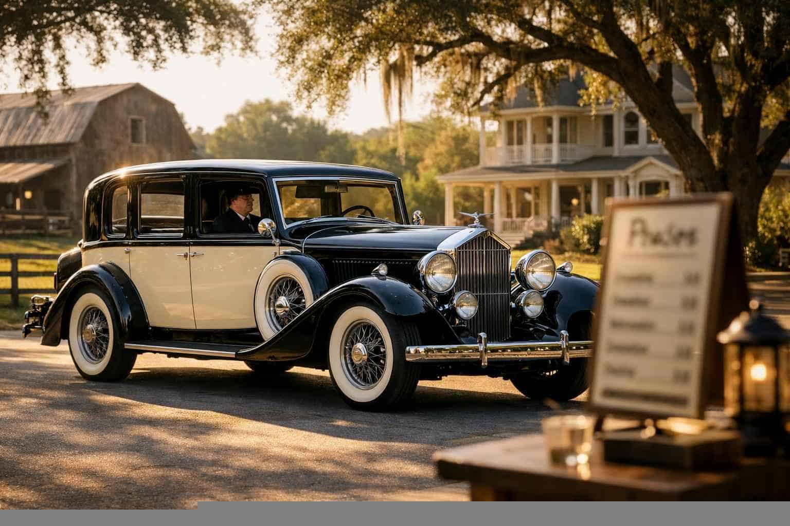 Antique Vehicle Rental with Driver Prices in Live Oak TX