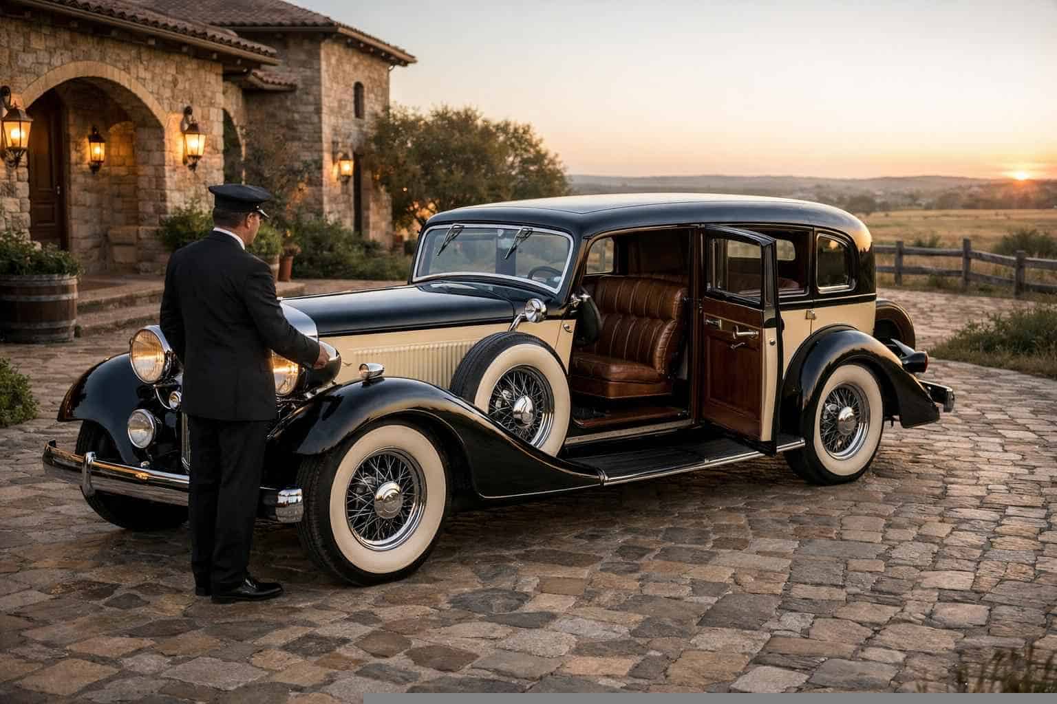 Antique Vehicle Rental with Driver Selma TX