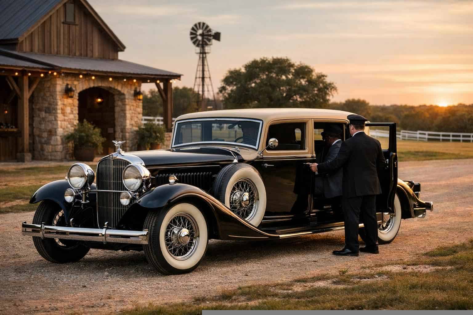 Antique Vehicle Rental with Driver Services in Cibolo Texas