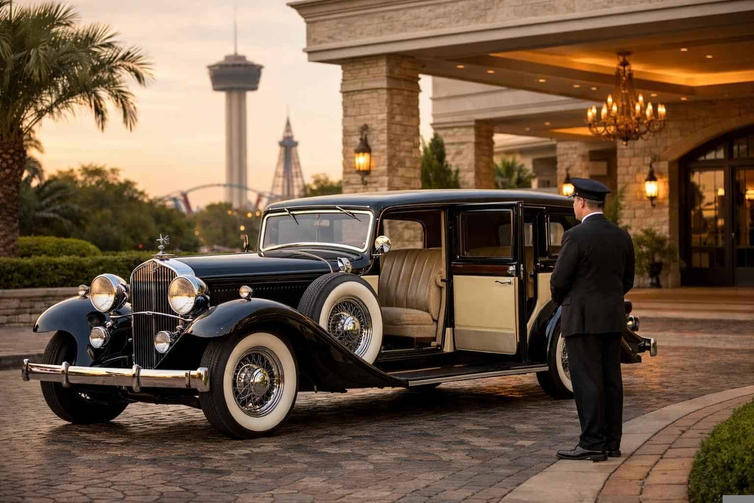 Antique Vehicle Rental With Driver Services In Universal City Texas
