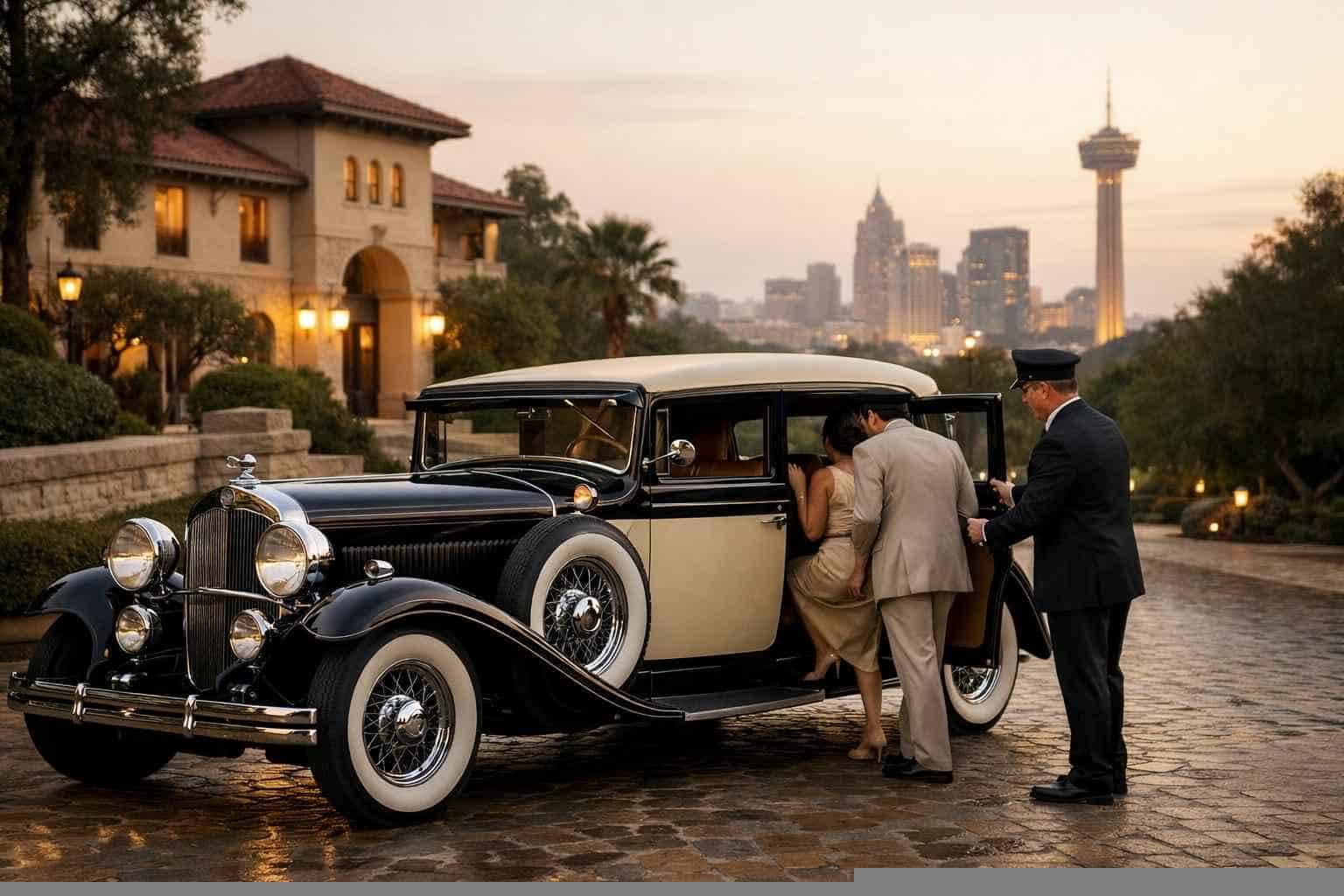 Antique Vehicle Service with Driver Alamo Heights TX