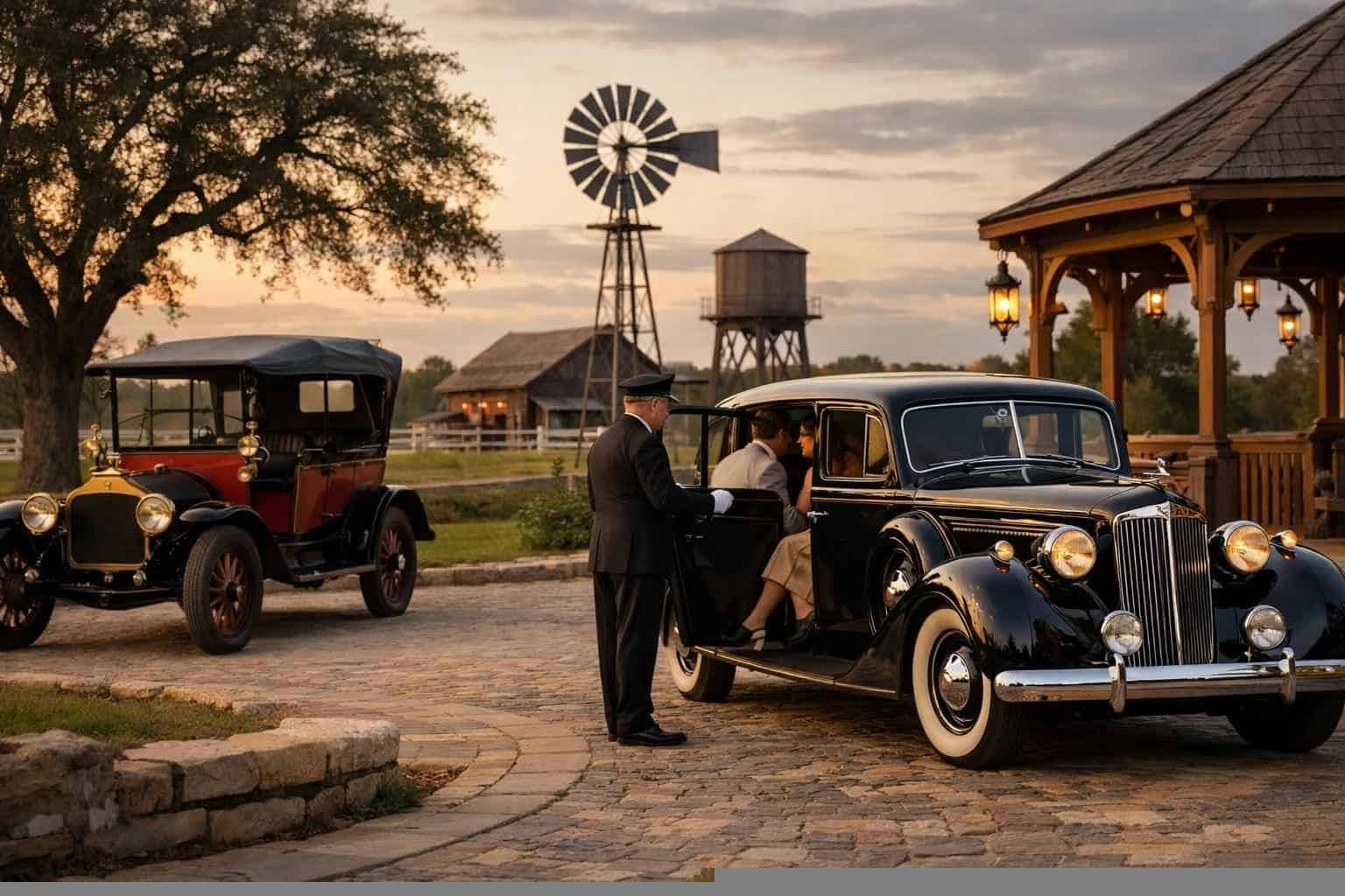 Antique Vehicles with Driver in Cibolo Texas