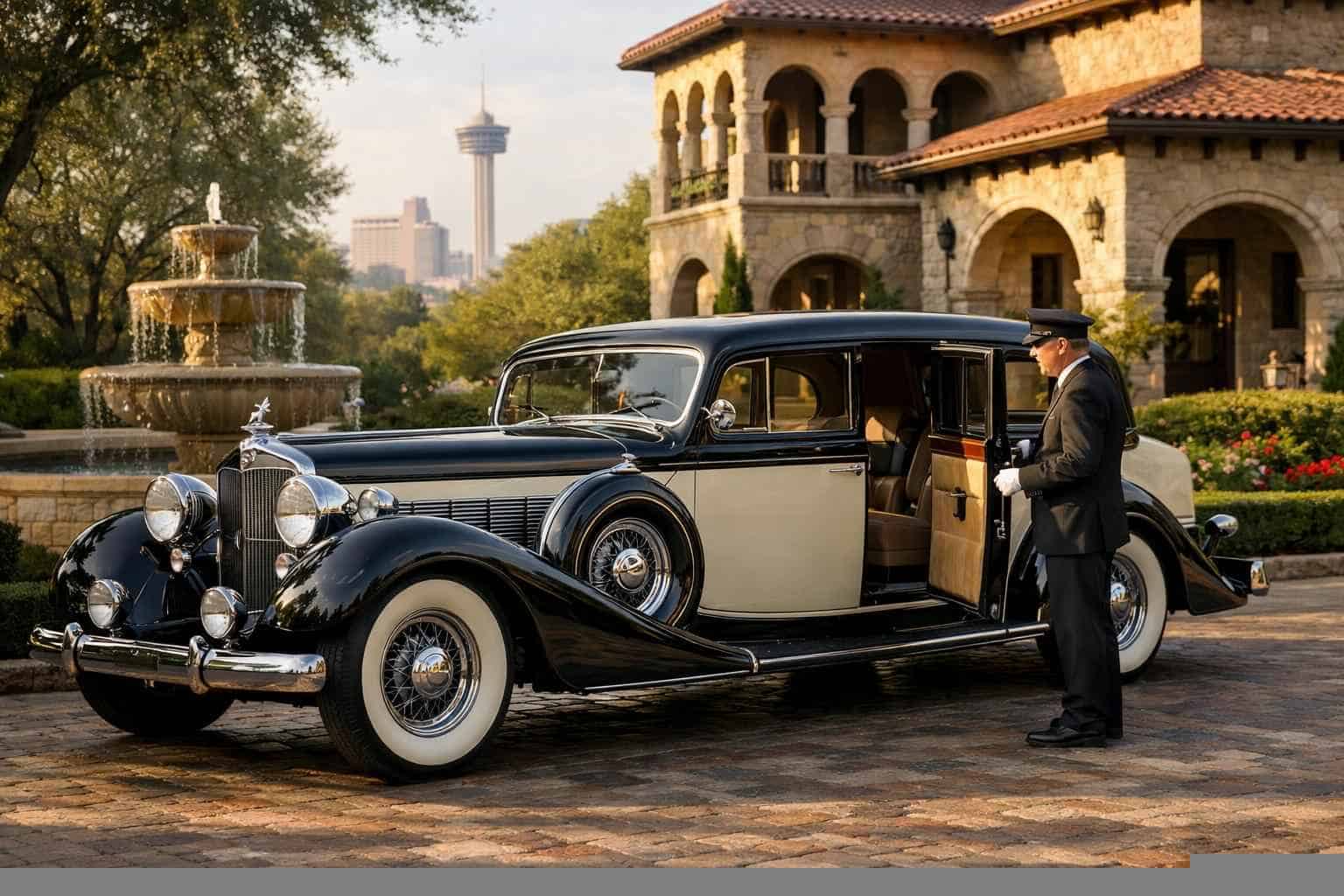 Best Antique Vehicle Rental with Driver in Alamo Heights Texas