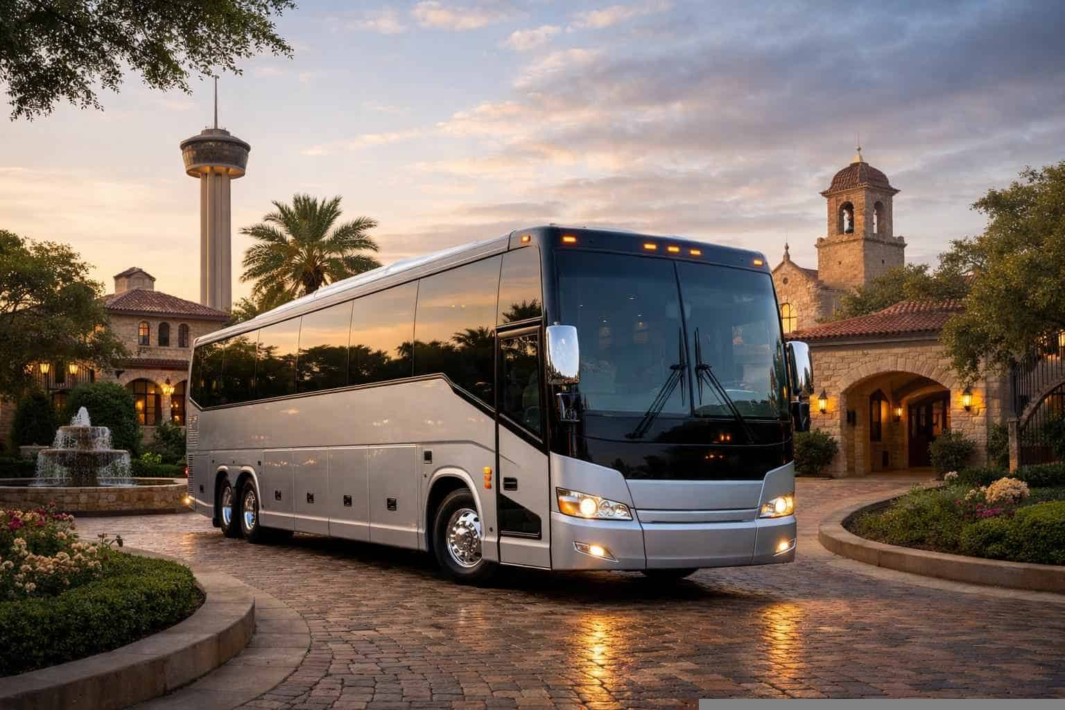 Best Charter Bus Rental in Alamo Heights Texas