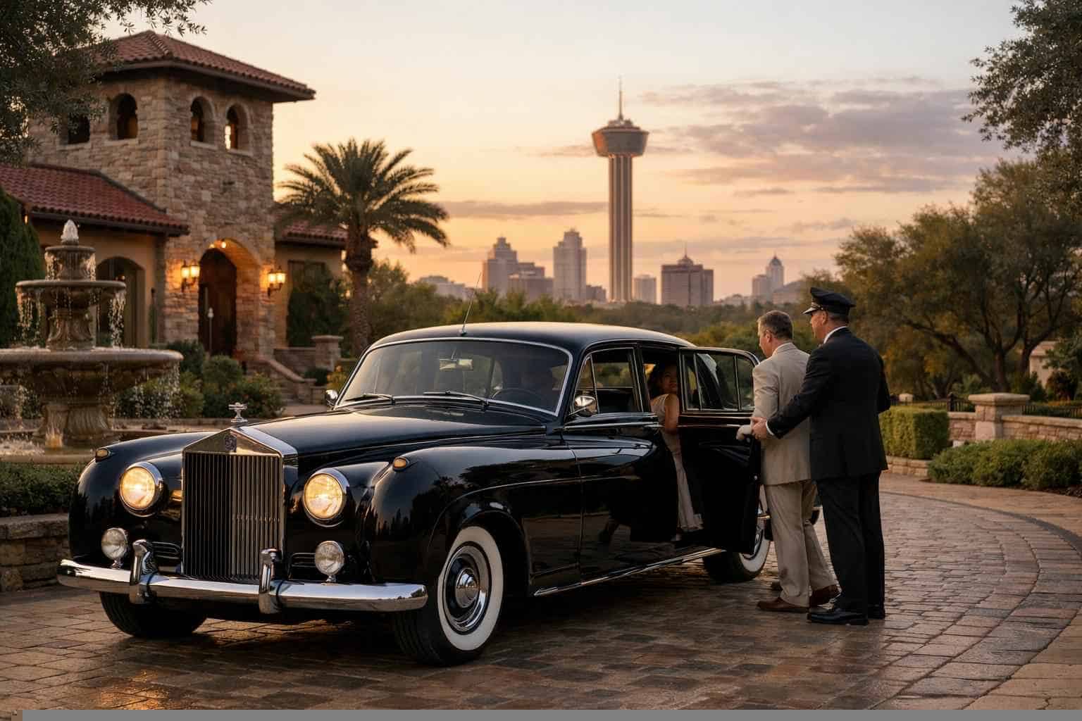 Best Classic Car Chauffeur Service in Alamo Heights Texas