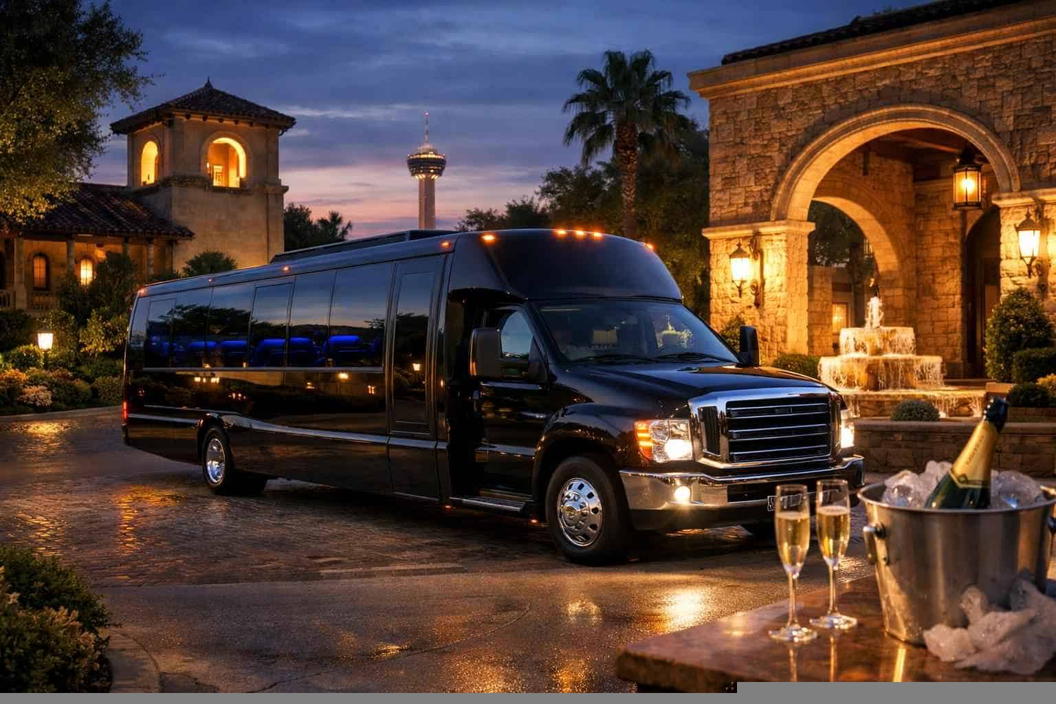 Best Limo Bus Rental in Alamo Heights Texas