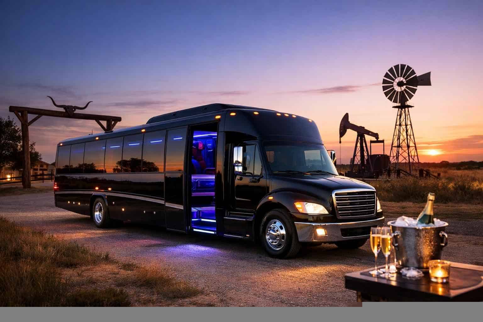 Best Limo Bus Rental in Pleasanton Texas