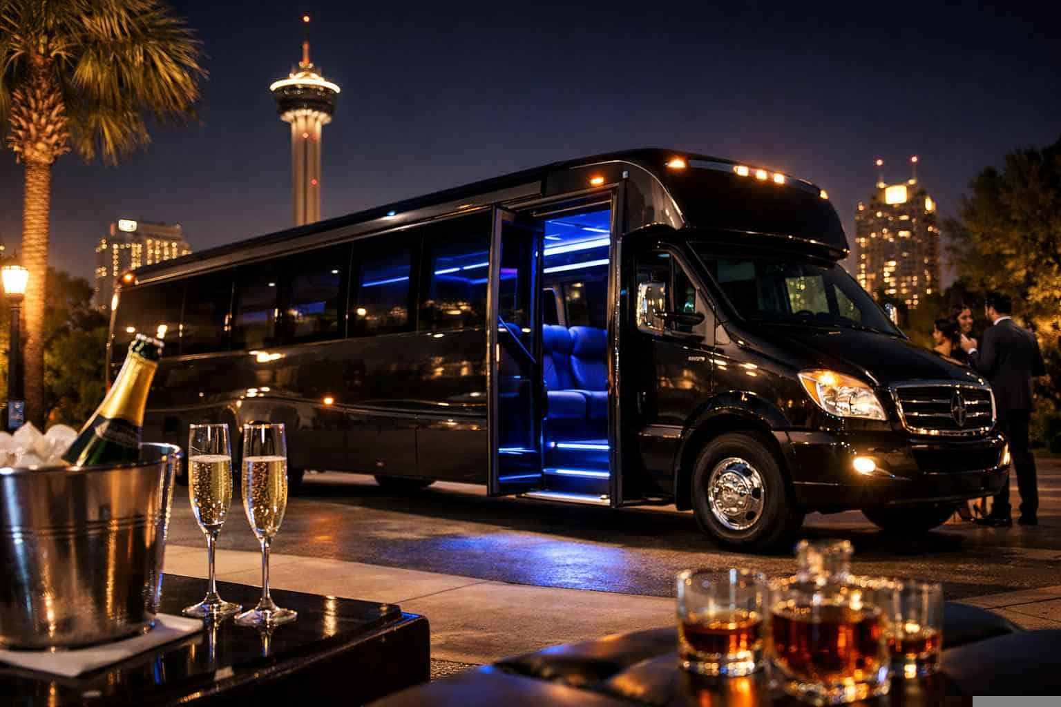 Best Limo Bus Rental in Windcrest Texas