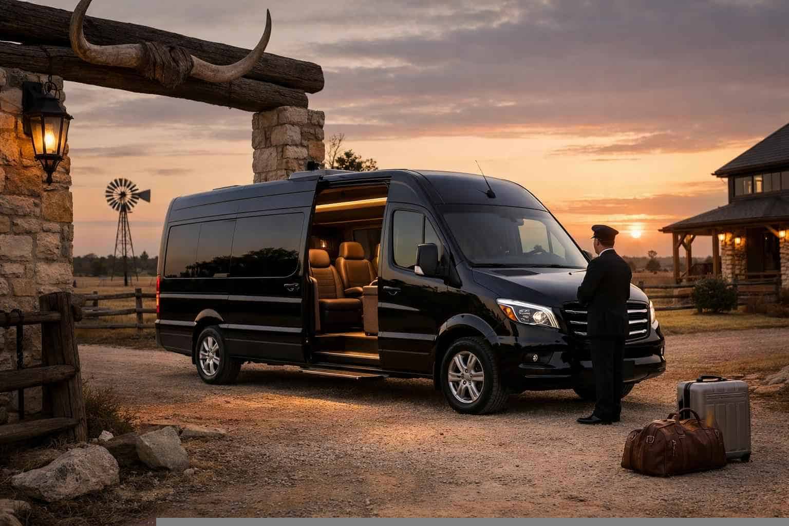 Best Passenger Van with Driver in Pleasanton Texas