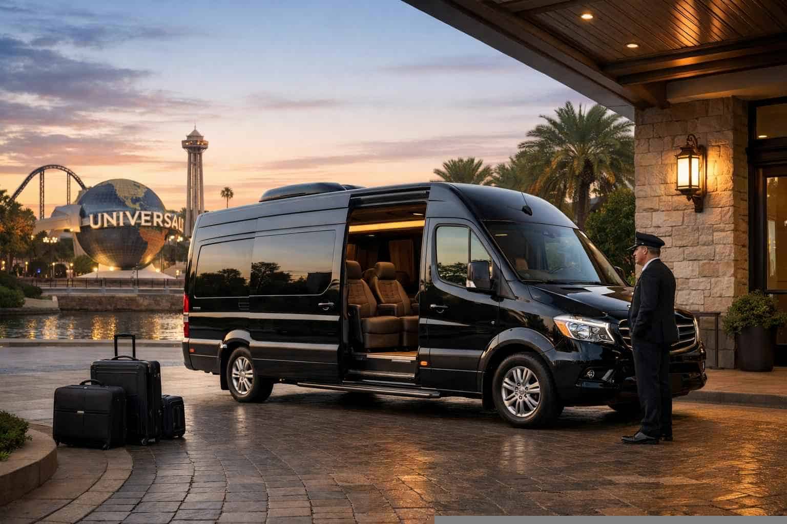 Best Passenger Van with Driver in Universal City Texas