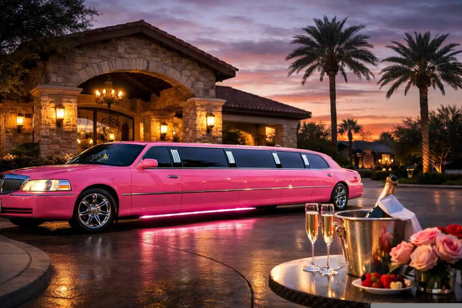 Best Pink Limo Rental in Selma Texas