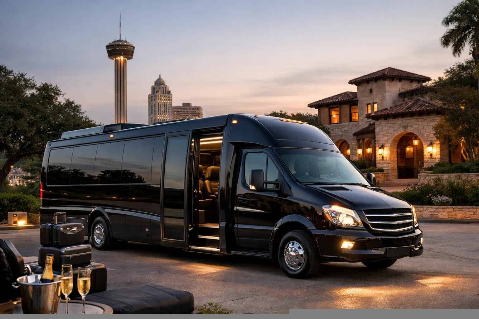 Best Shuttle Bus Rental in Alamo Heights Texas