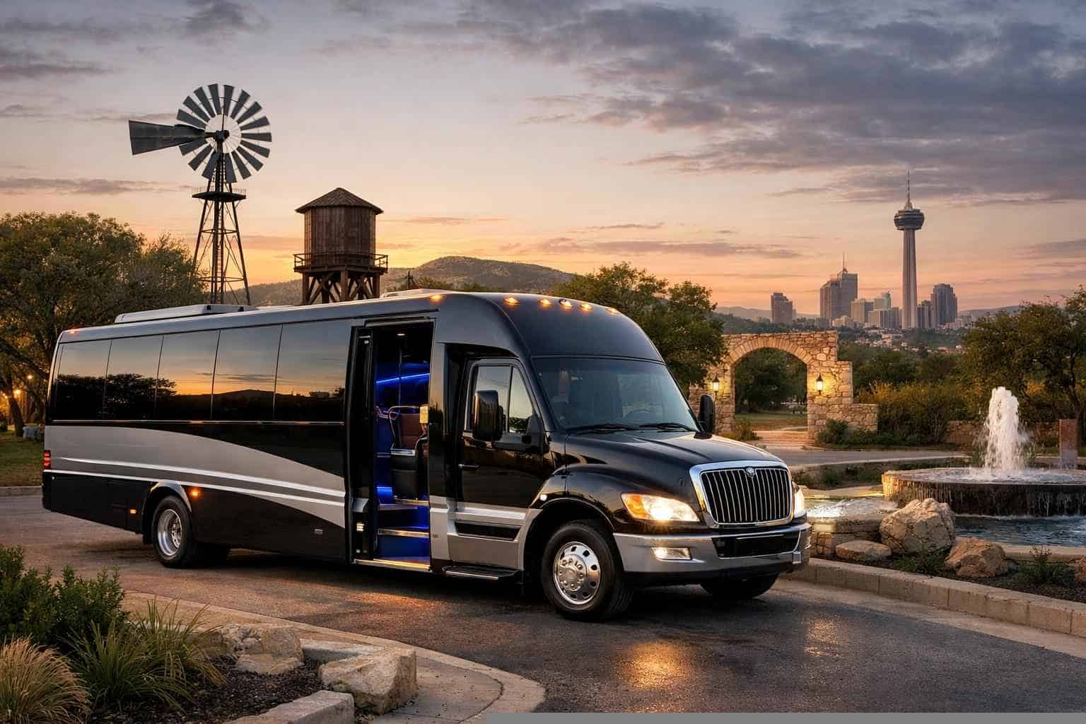 Best Shuttle Bus Rental in Leon Valley Texas
